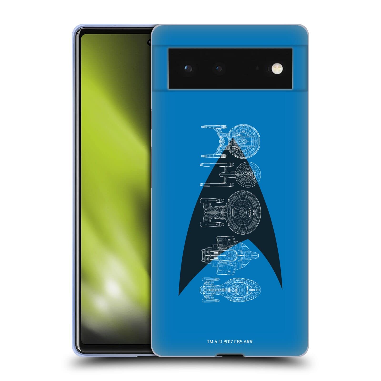 Star Trek Delta Gel Case for Google Pixel 6 | Ships of The Line Collection | Durable Protection