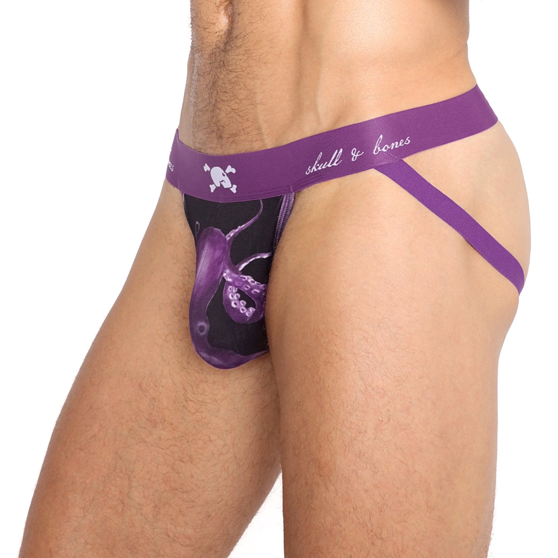 Purple Octopus Jock Strap - Comfortable & Supportive Athletic Underwear for Men - Perfect for Running, Gym & Sports Activities