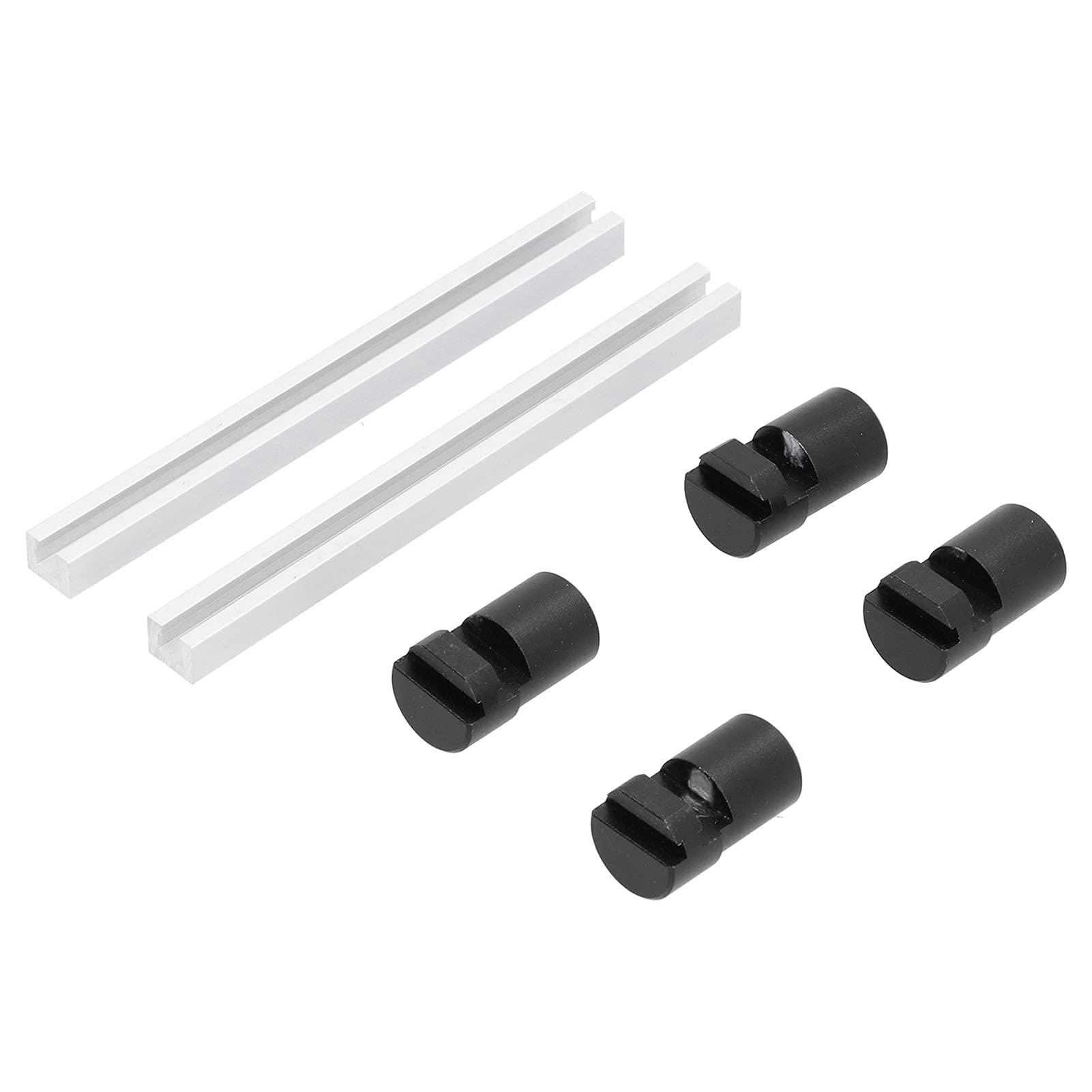 4Pcs 20mm Aluminum Alloy Bench Dogs for Woodworking - Heavy Duty Workbench Positioning Clamps with Humanized Design - Perfect for DIY Projects, Cabinet Making & Furniture Repair