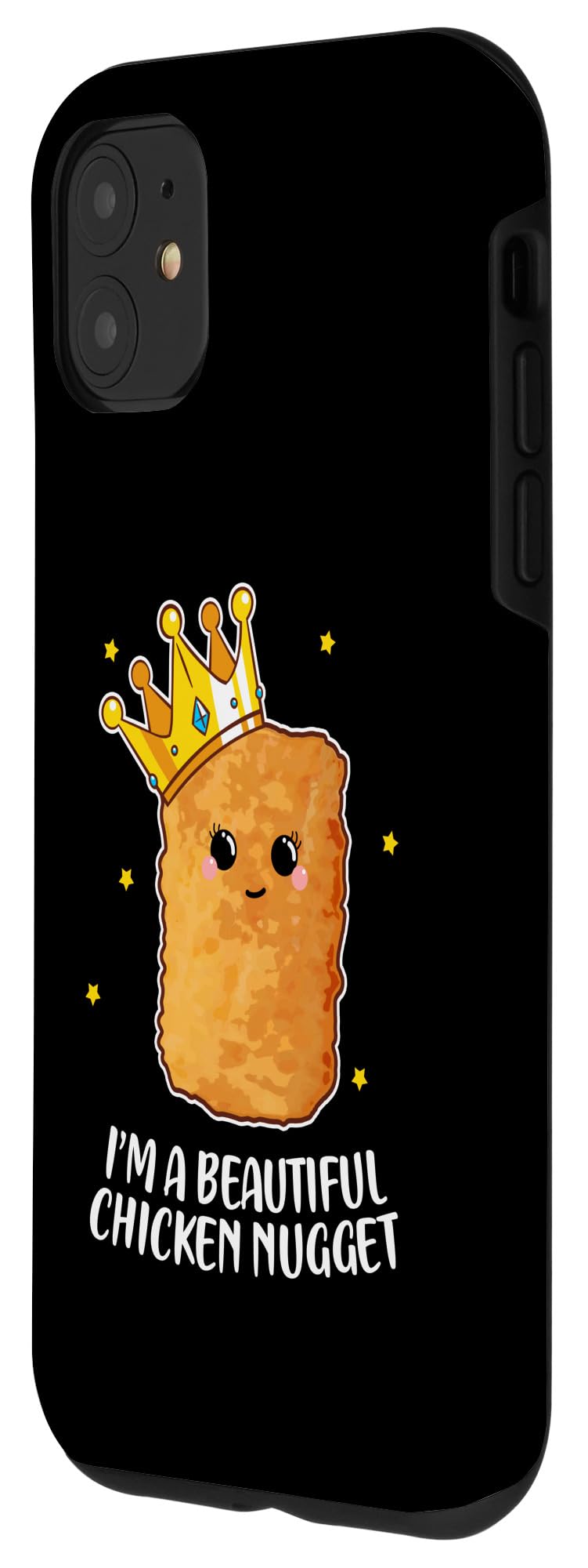 Funny Kawaii Chicken Nugget iPhone 11 Case - Cute Food Lovers Protective Cover with Humorous 