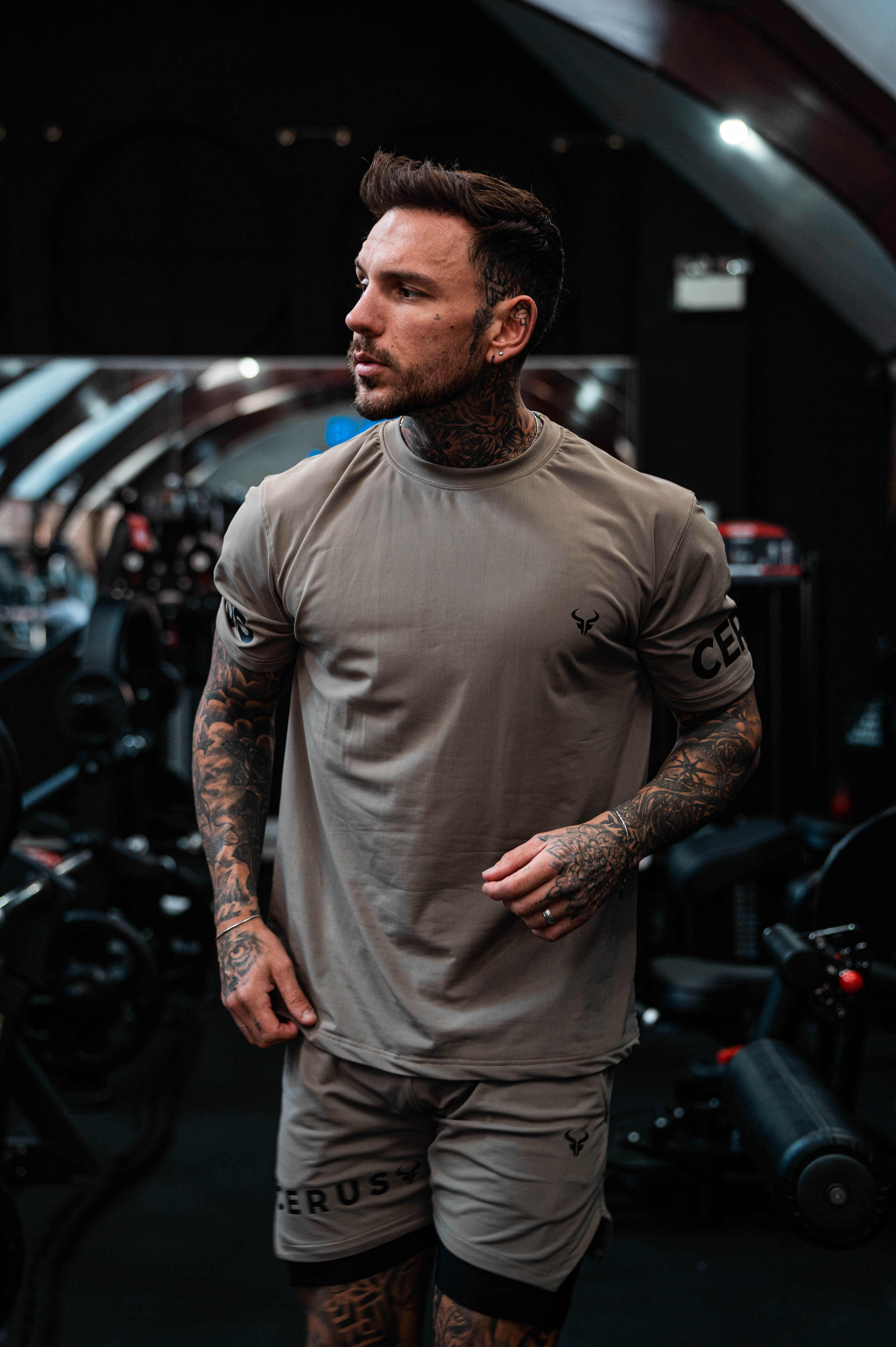 Cerus Biscuit Apex Men's T-Shirt - Premium Cotton Short Sleeve Tee for Casual Wear, Gym & Outdoor Activities | Comfortable Fit for Everyday Use
