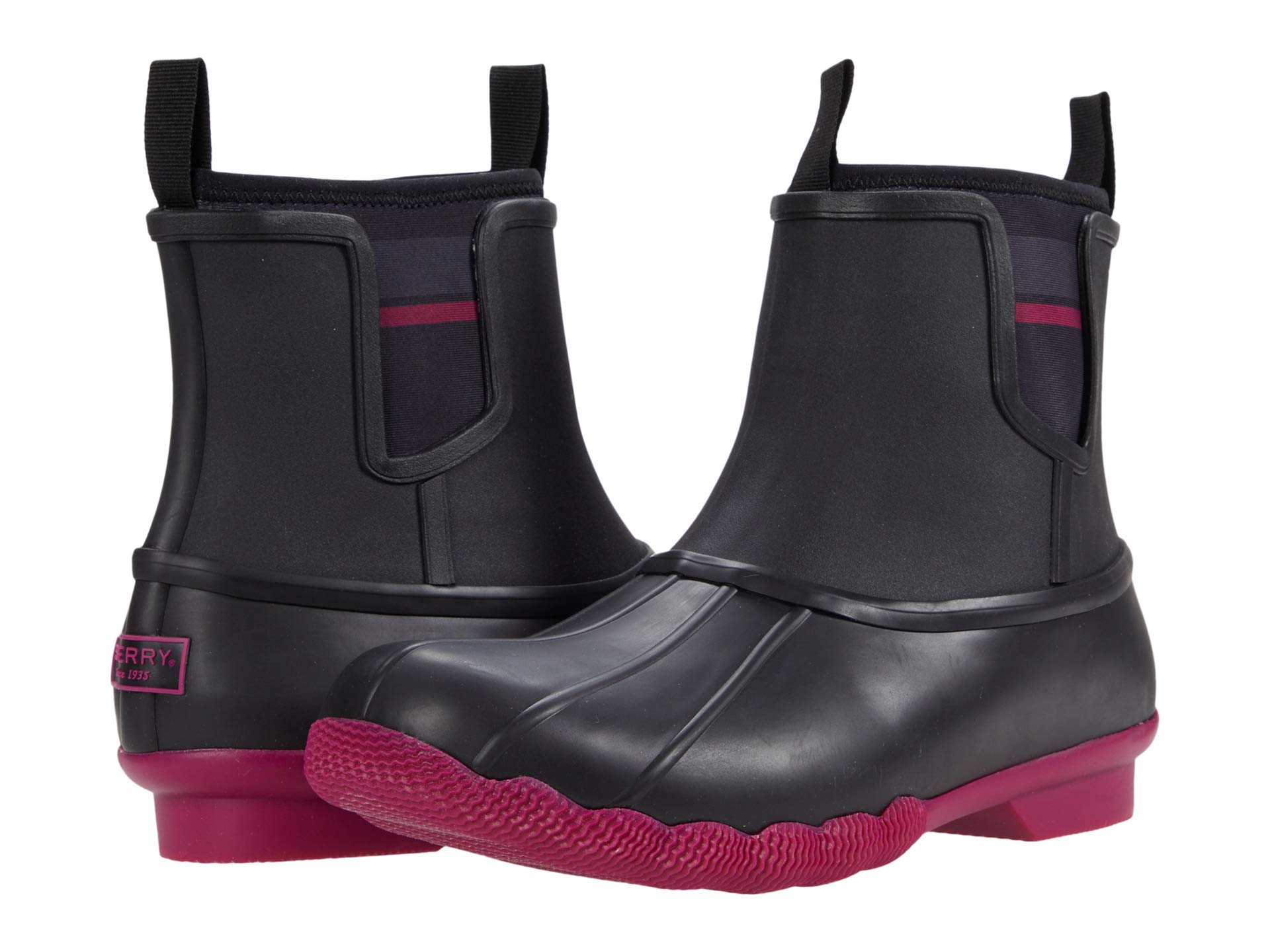 Sperry Women's Saltwater Chelsea Boots - Waterproof Ankle Boots for Women, Slip Resistant & Comfortable - Perfect for Rainy Days, Outdoor Walking & Casual Wear