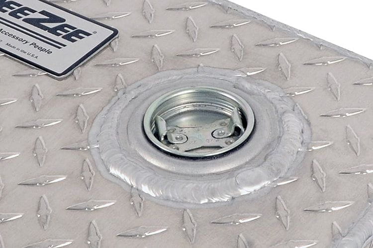 Dee Zee DZ92647 50-Gallon Transfer Tank Combo for Ford F250 F350 F450 Super Duty (2018-2022) - Brite Tread Aluminum Construction - Perfect for Long Hauls, Work Sites & Off-Road Adventures