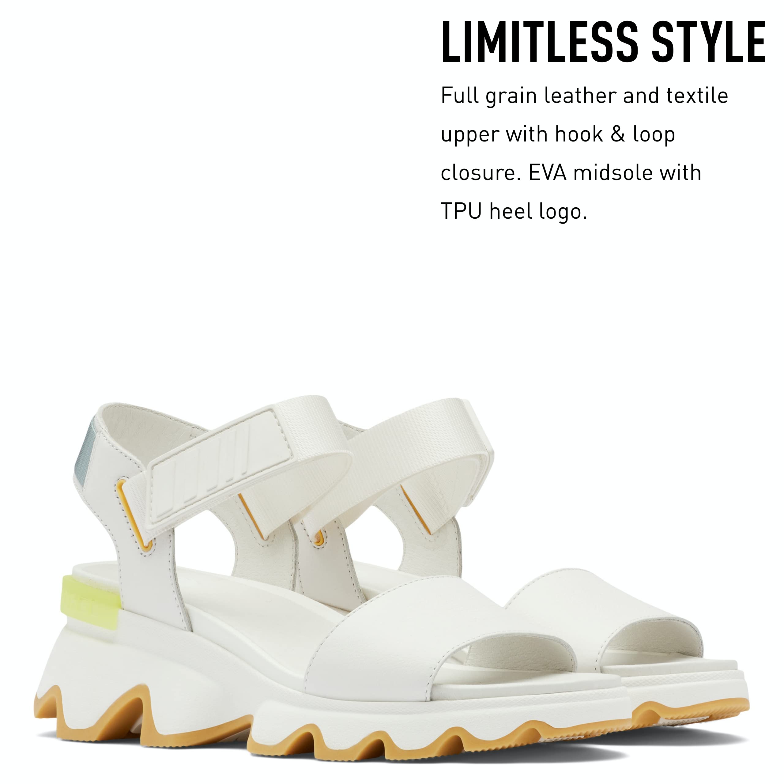 Sorel Women's Kinetic Sandals - Comfortable & Stylish Waterproof Hiking Sandals for Outdoor Adventures, Beach & Travel