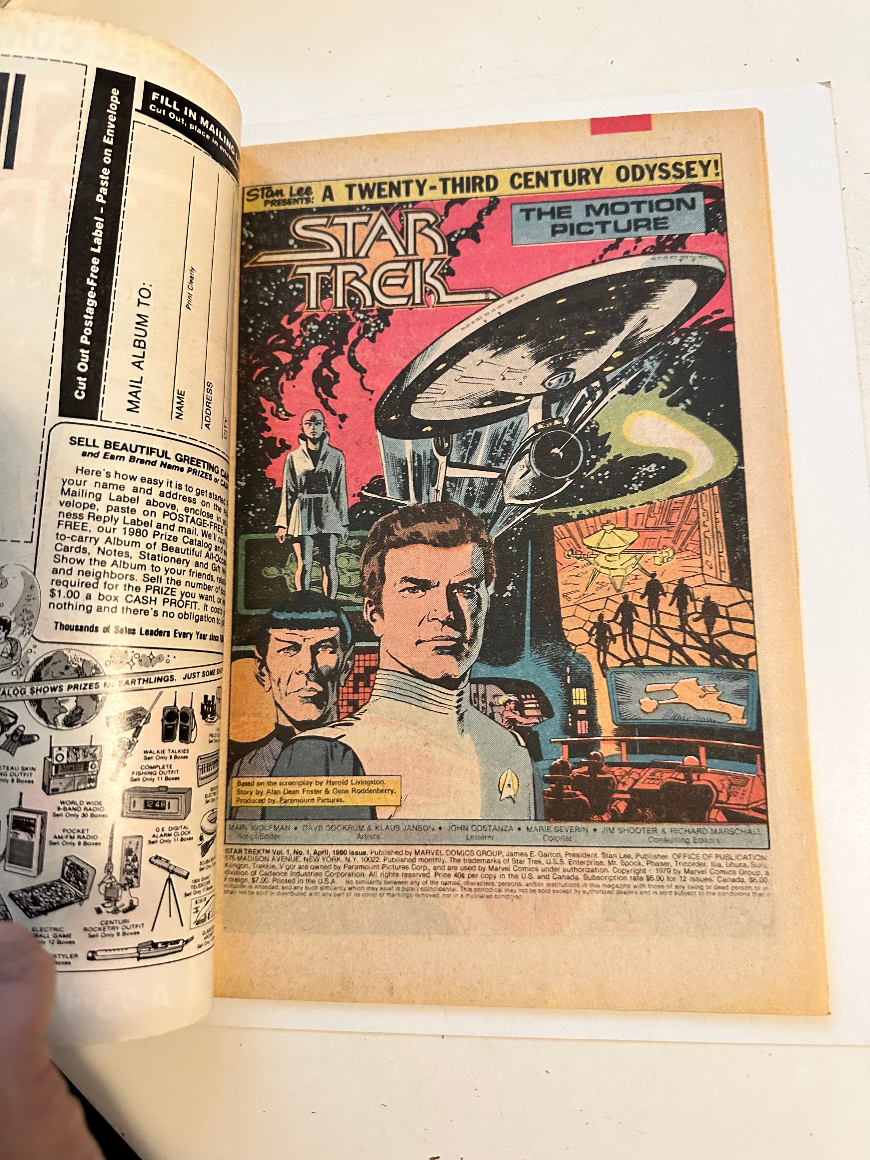 Star Trek #1 Rare VF/NM Comic Book 1979 - Collectible Vintage Sci-Fi Series for Fans & Investors | Perfect for Display, Gifts & Comic Book Collections