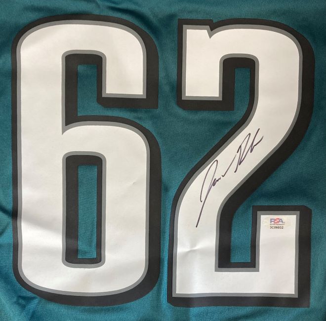 Jason Kelce Autographed Philadelphia Eagles Nike Game Replica Jersey with PSA ITP Hologram - Perfect for Eagles Fans, Sports Memorabilia Collectors, and Football Enthusiasts