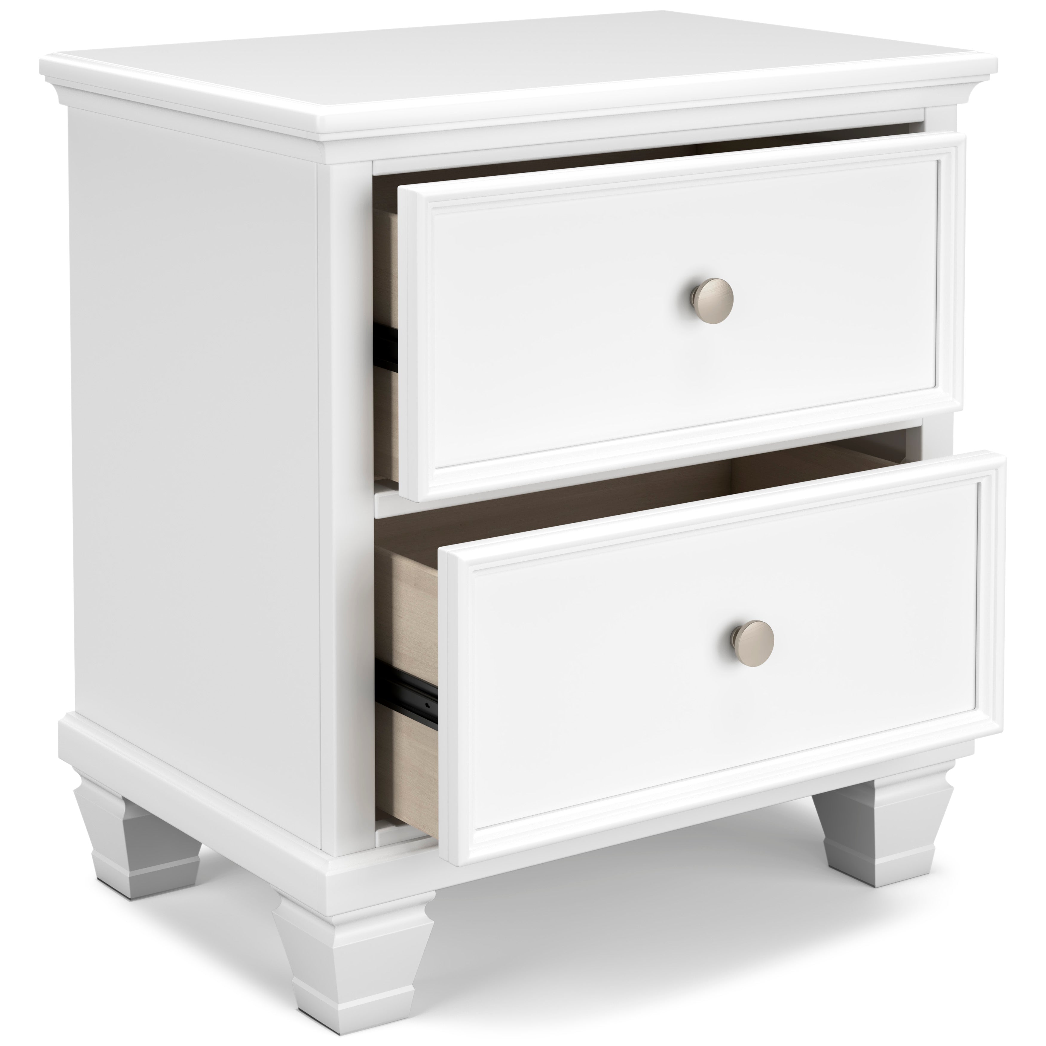 Modern Nightstand with USB Ports - Stylish Bedside Table for Bedroom, Living Room & Office - Compact Storage Cabinet with Drawer & Shelf