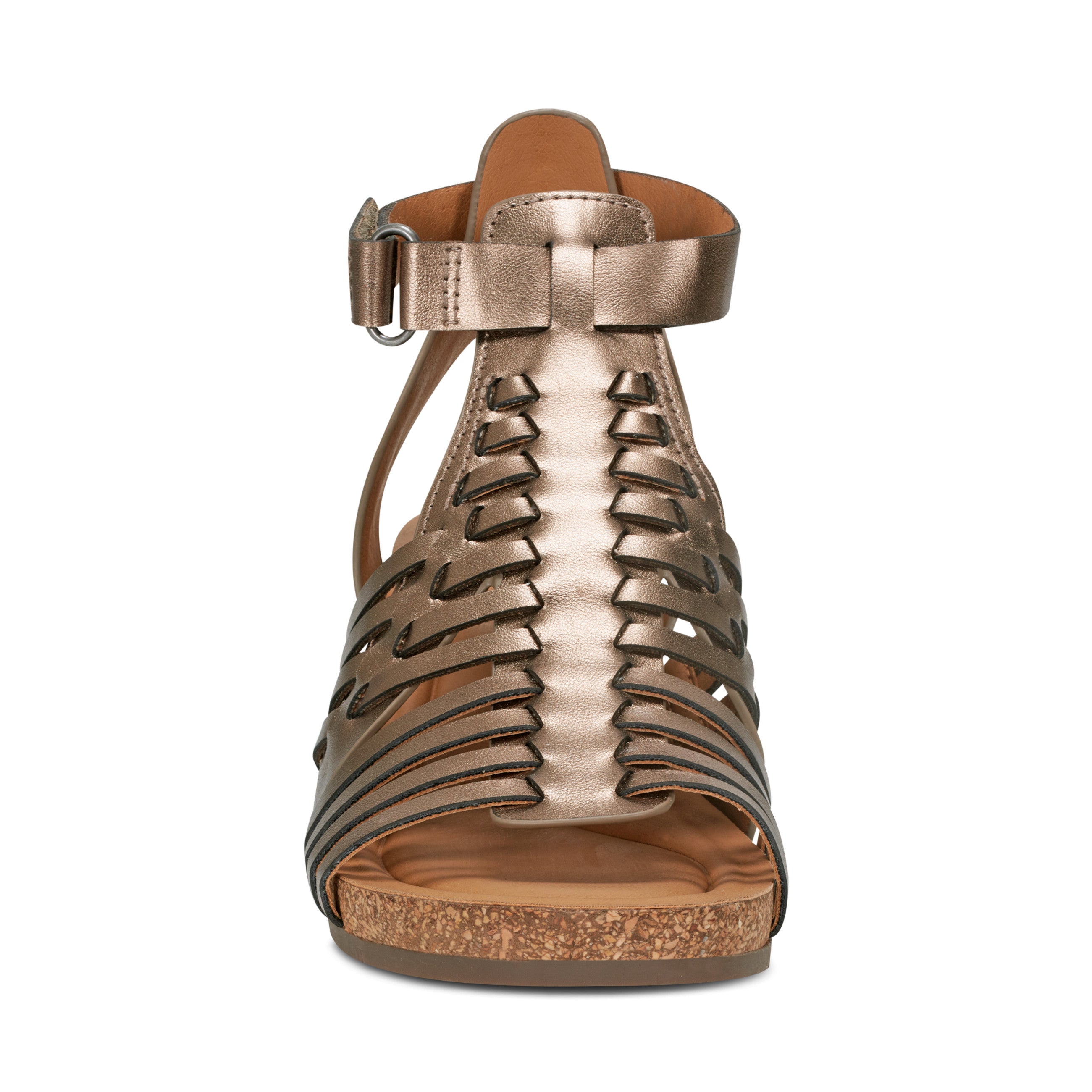 Hattie Women's Round Toe Strappy Wedge Sandals - Comfortable Summer Casual Shoes for Beach, Party, and Outdoor Wear