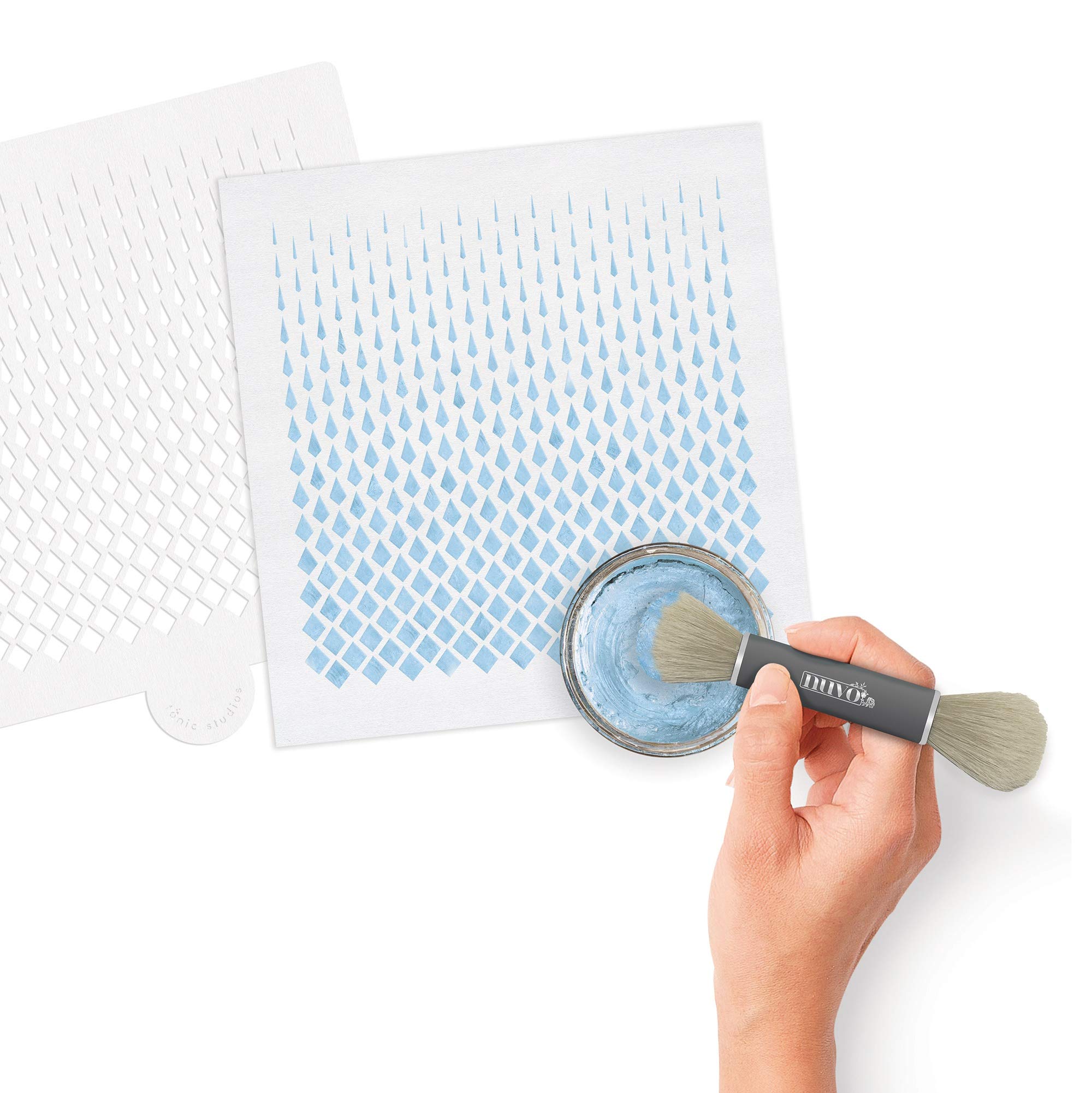 Tonic Studios Nuvo Embossing Mousse Powder Blue - DIY Card Making, Scrapbooking & Paper Crafting Supplies for Stunning 3D Effects