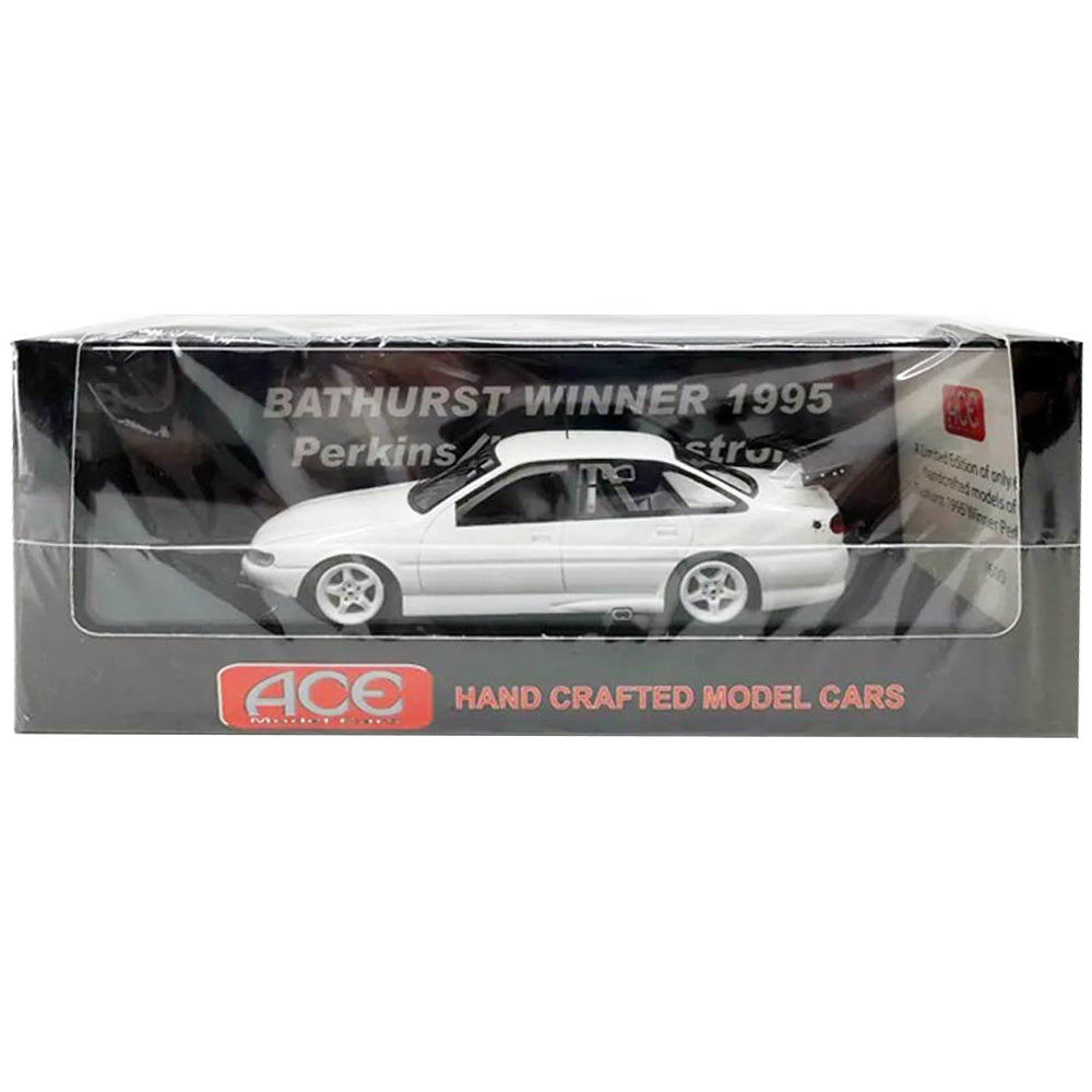 Ace Models ACETF14 1/43 Scale Holden VR Commodore Racing Diecast Car - Plain White - Collectible Model Car for Display, Racing Enthusiasts & Gift Giving