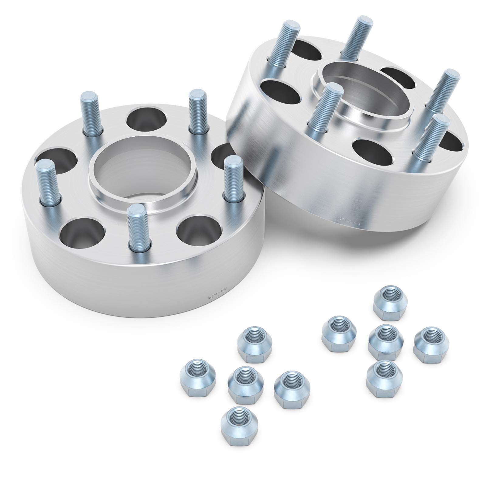 RockTrix 4-Piece 2-Inch Hubcentric Wheel Spacers 5x4.5 Bolt Pattern (71.5mm Bore, 1/2x20 Studs) - Compatible with Jeep Cherokee XJ, Grand Cherokee ZJ, Wrangler YJ/TJ, Liberty KJ/KK (38mm 5x114.3) - Perfect for Off-Roading, Lifting, and Custom Wheel Fitment