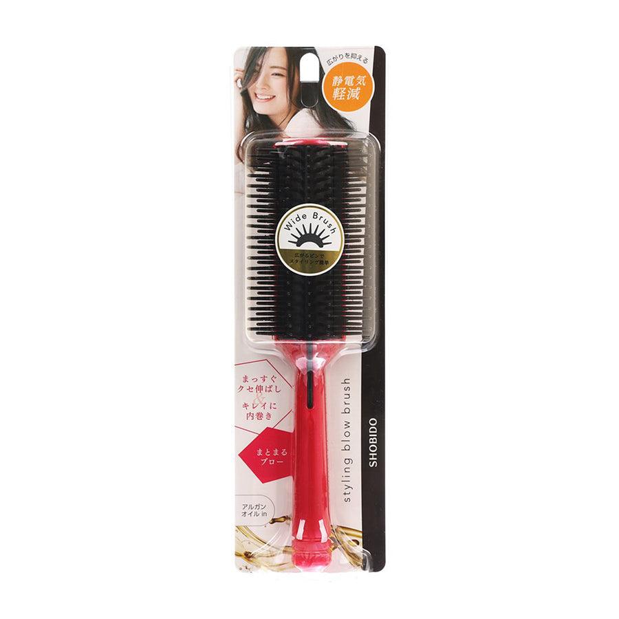 SHO BI Anti Static Blow Hair Brush - Professional Ionic Hair Styling Brush for Frizz Control & Smoothing - Perfect for Home Salon Use & Travel Styling