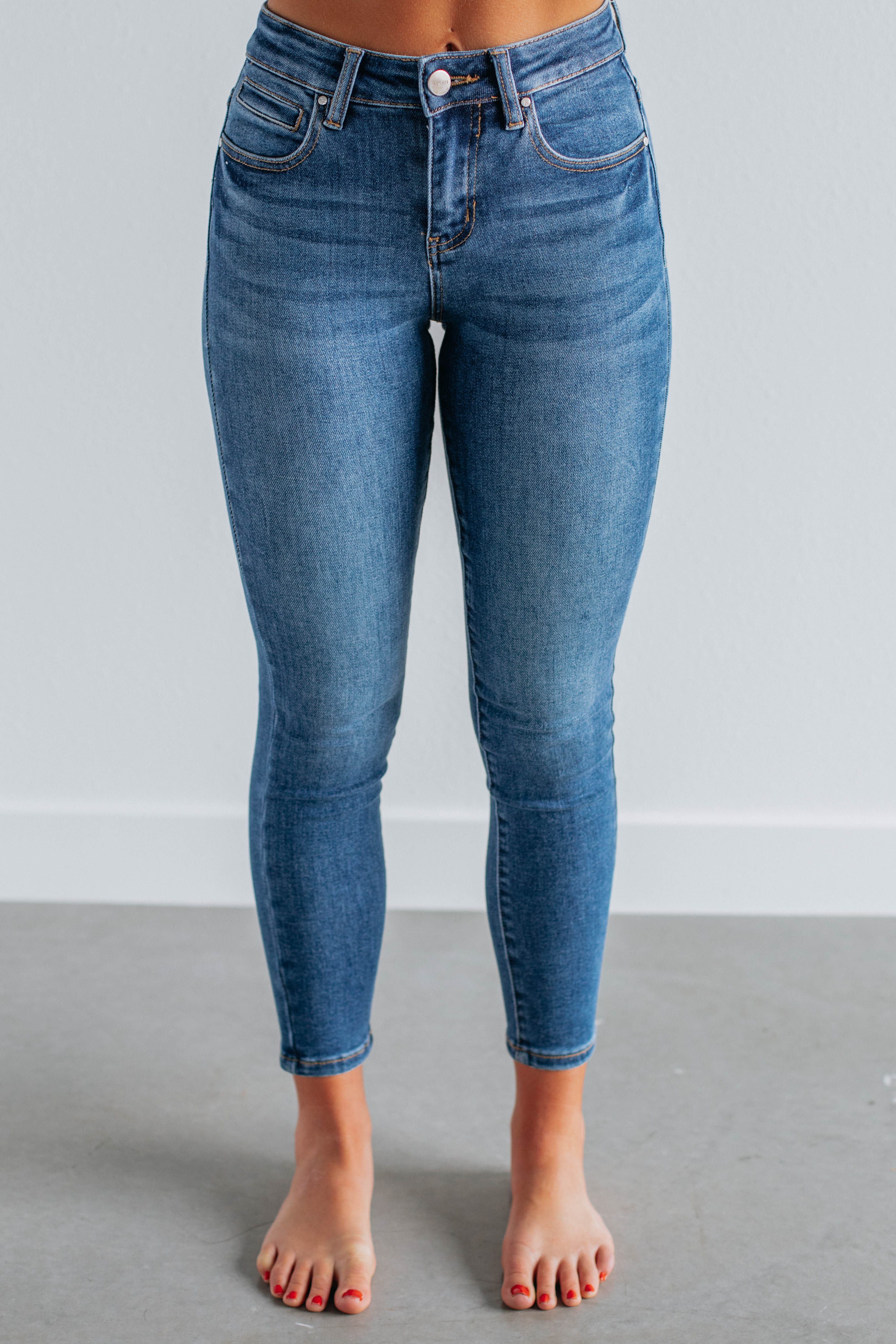 Mielle Risen Jeans for Women - Dark Wash High Waist Skinny Jeans | Stretch Denim Pants for Casual & Work Outfits | Perfect for Office, Date Night & Everyday Wear
