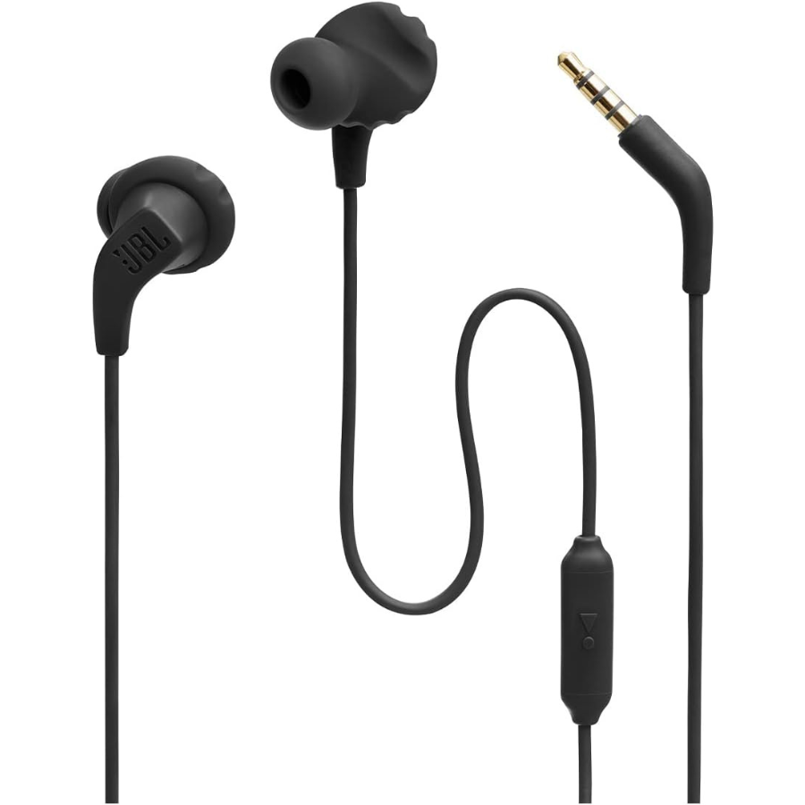 JBL Endurance Run 2 Wireless Sports Earbuds - Sweatproof Bluetooth Headphones for Running, Gym & Workout - Secure Fit Earphones with Mic for iPhone & Android (2023 New Model) - Perfect for Fitness, Commuting & Outdoor Activities