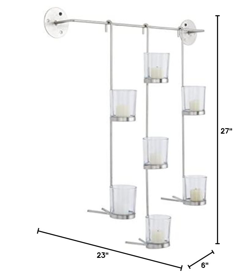 CosmoLiving by Cosmopolitan Modern Metal Wall Sconce - 23