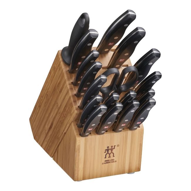 ZWILLING Twin Signature 19-Piece German Knife Set with Block | Premium German-Made Kitchen Knives | High-Carbon Stainless Steel Crafted for 300 Years | Perfect for Home Chefs & Professional Kitchens