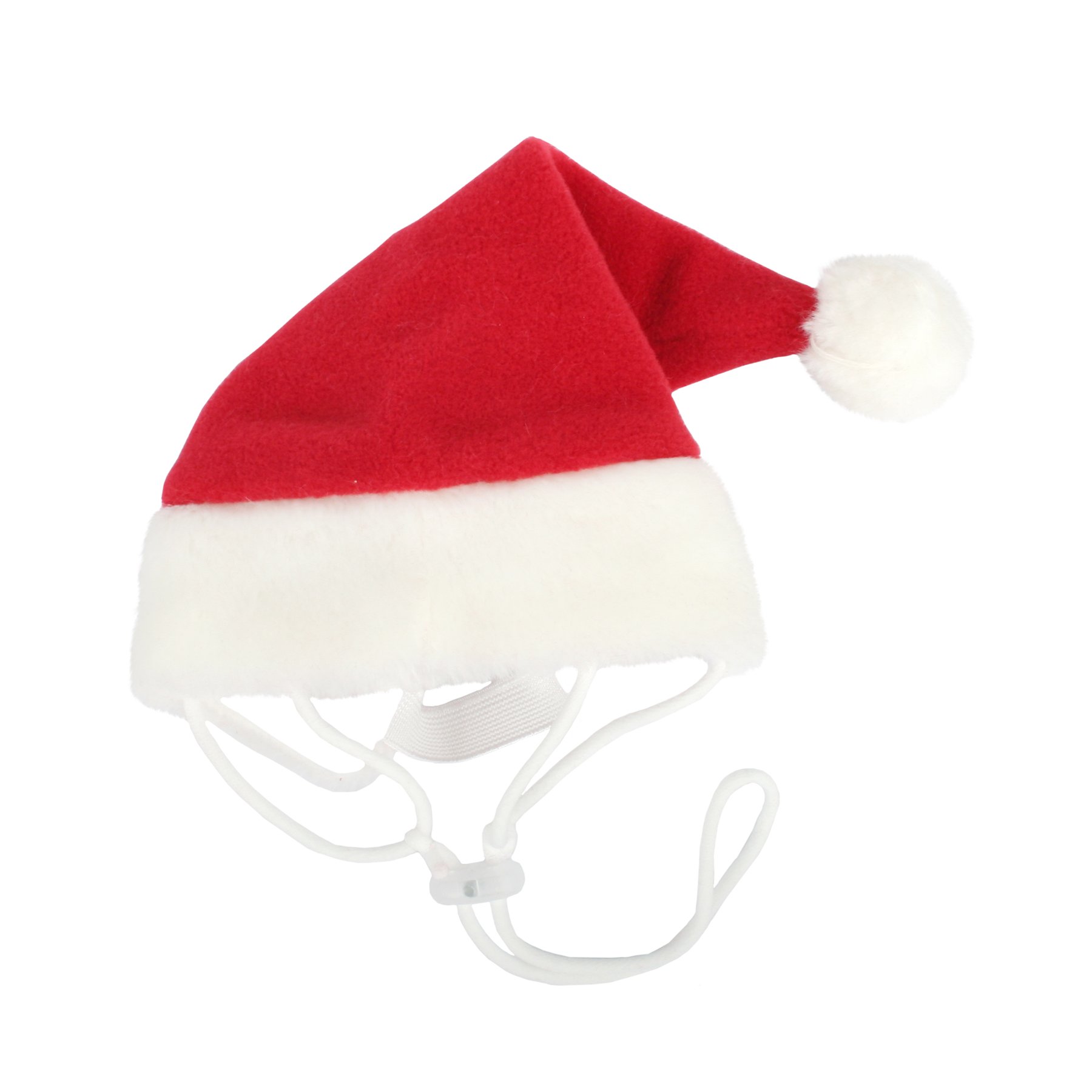 Puppia Santa Claus Dog Hat - Small Red Pet Costume for Christmas & Holiday Photos