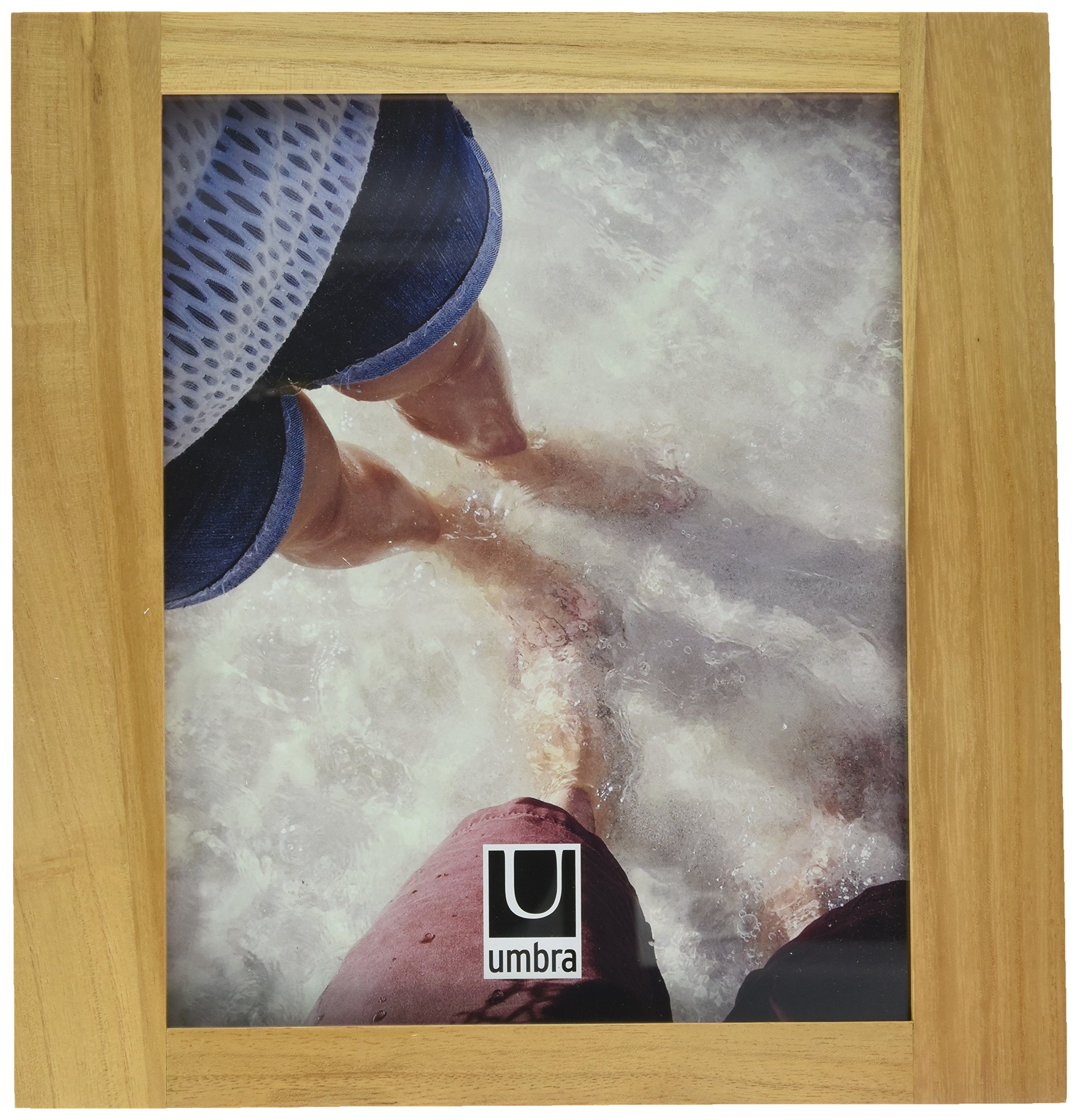 Umbra Simple 4x6 Inch Natural Wood Picture Frame - Perfect for Home Decor, Office, and Gift Giving