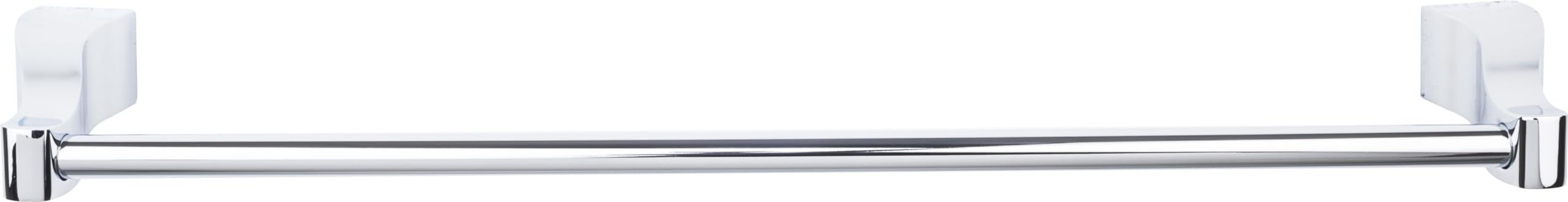 Top Knobs AQ10-PC Chrome Single Towel Rod for Bathroom - Aqua Finish, Durable & Stylish Bathroom Accessory for Towel Organization & Space Saving