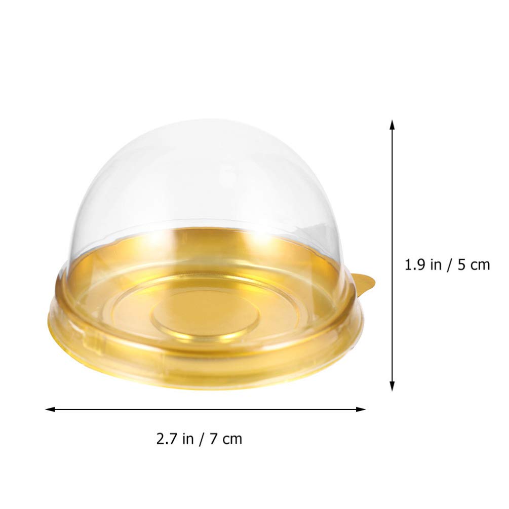 DOITOOL 150pcs Egg Yolk Crisp Packaging Box - Premium Mooncake Holder & Wrapping Tray for Bakery, Dessert Display, and Gift Packaging - Perfect for Mid-Autumn Festival, Parties, and Pastry Storage
