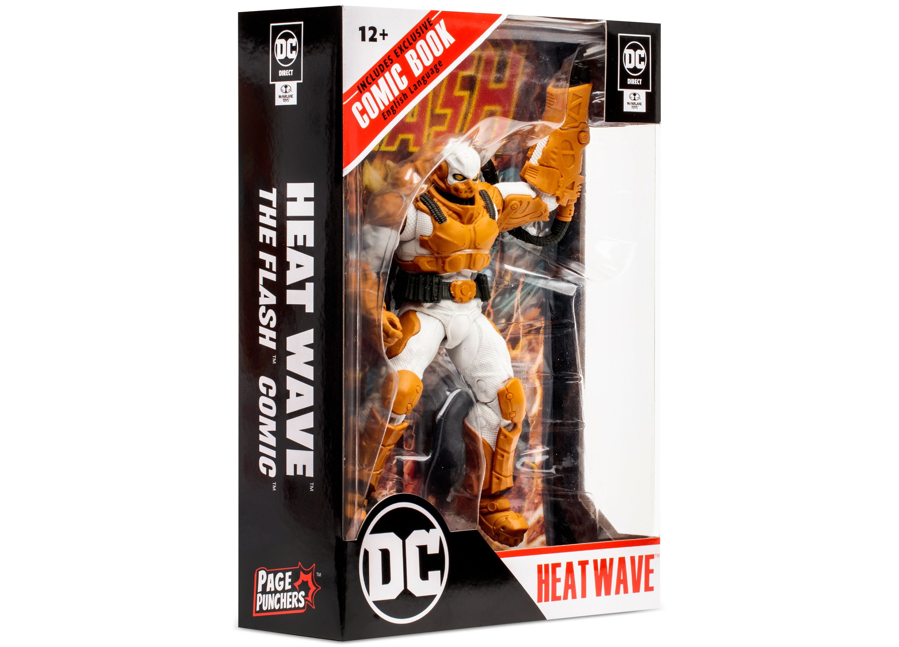 DC Direct Heat Wave 7-Inch Action Figure with Collectible Comic & Art Card - Perfect for DC Comics Fans, Collectors, and Display