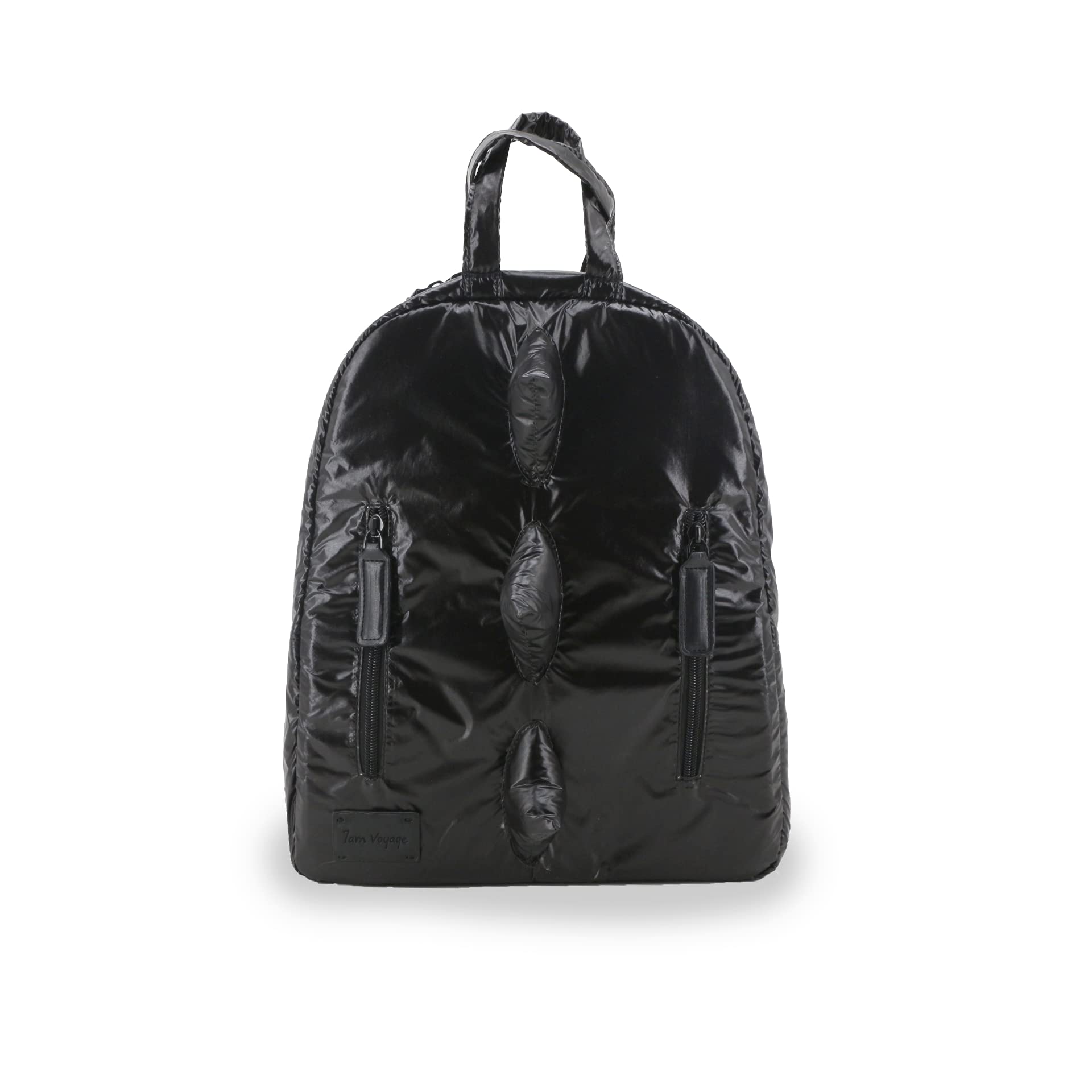 7AM Voyage Dinosaur Backpack for Toddlers - Cute & Casual Preschool School Bag, Snack Travel Bag for Kids (Black, MIDI) - Perfect for Daycare, Travel & Outdoor Adventures