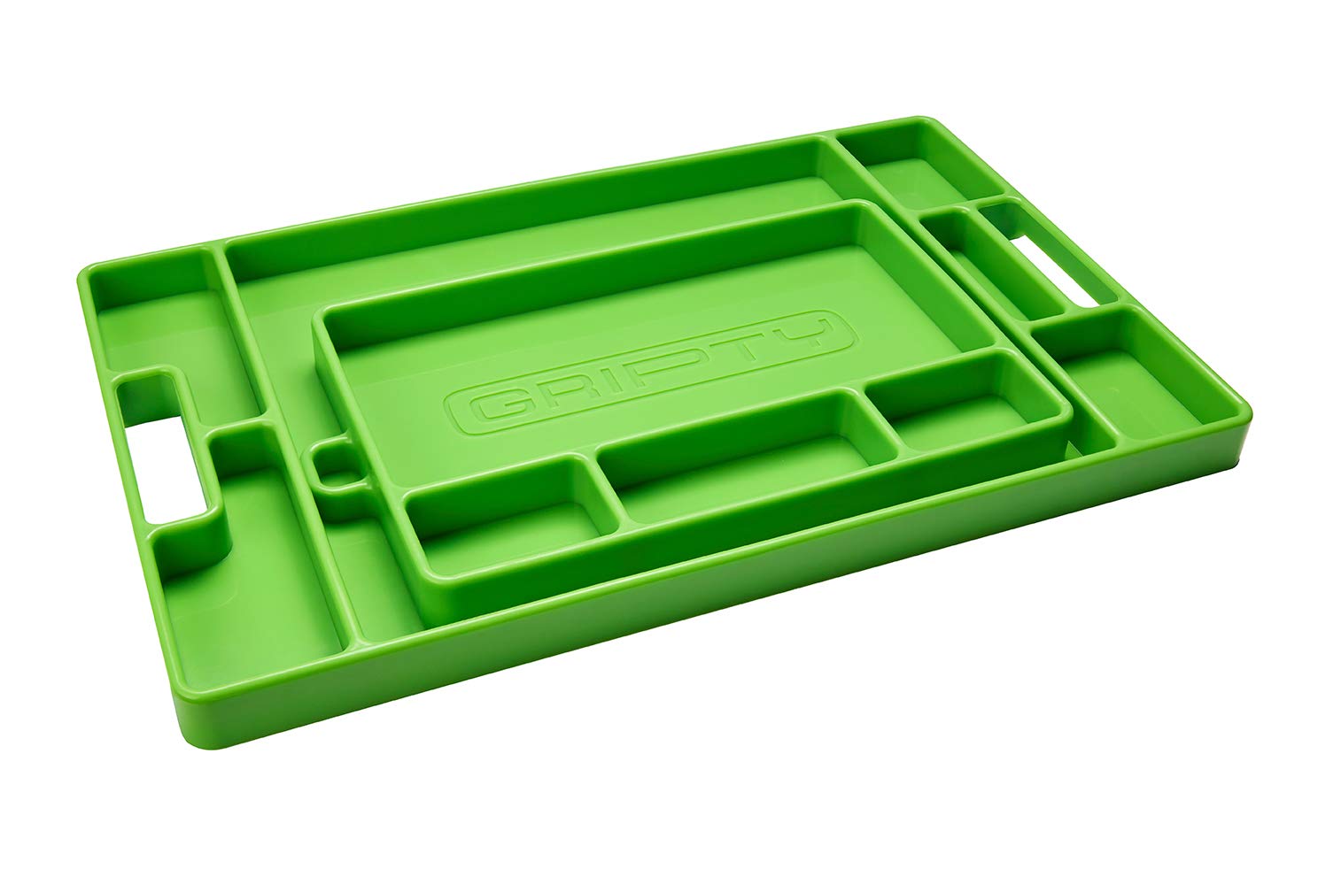 Premium Silicone Tool Tray (Duo-Pack) - Flexible Multi-Purpose Mat & Portable Tool Organizer | No Magnets | Easy Clean | Original Green | Perfect for Workshop, Kitchen & Crafting Projects
