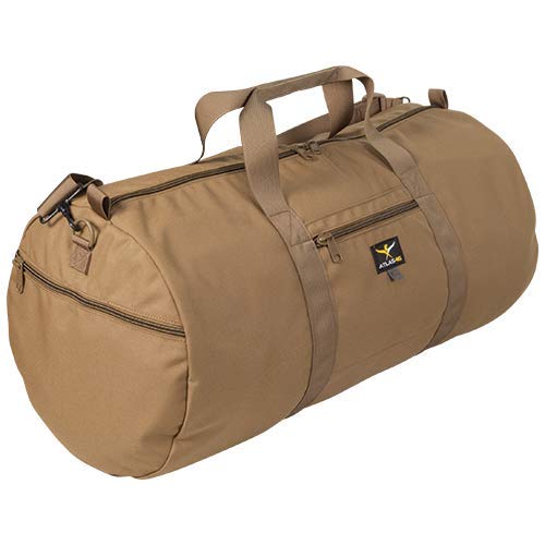 Atlas 46 1000D Cordura Military Duffel Bag - Coyote Brown Tactical Gear for Travel, Camping & Outdoor Adventures | Durable Waterproof Luggage for Men & Women