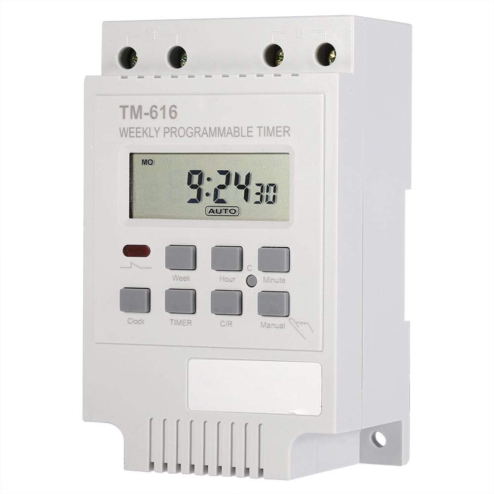 12V Digital Timer Switch - Energy Saving Electric Timer for Lights, TV, Radio & Household Appliances | Perfect for Home Automation & Power Saving