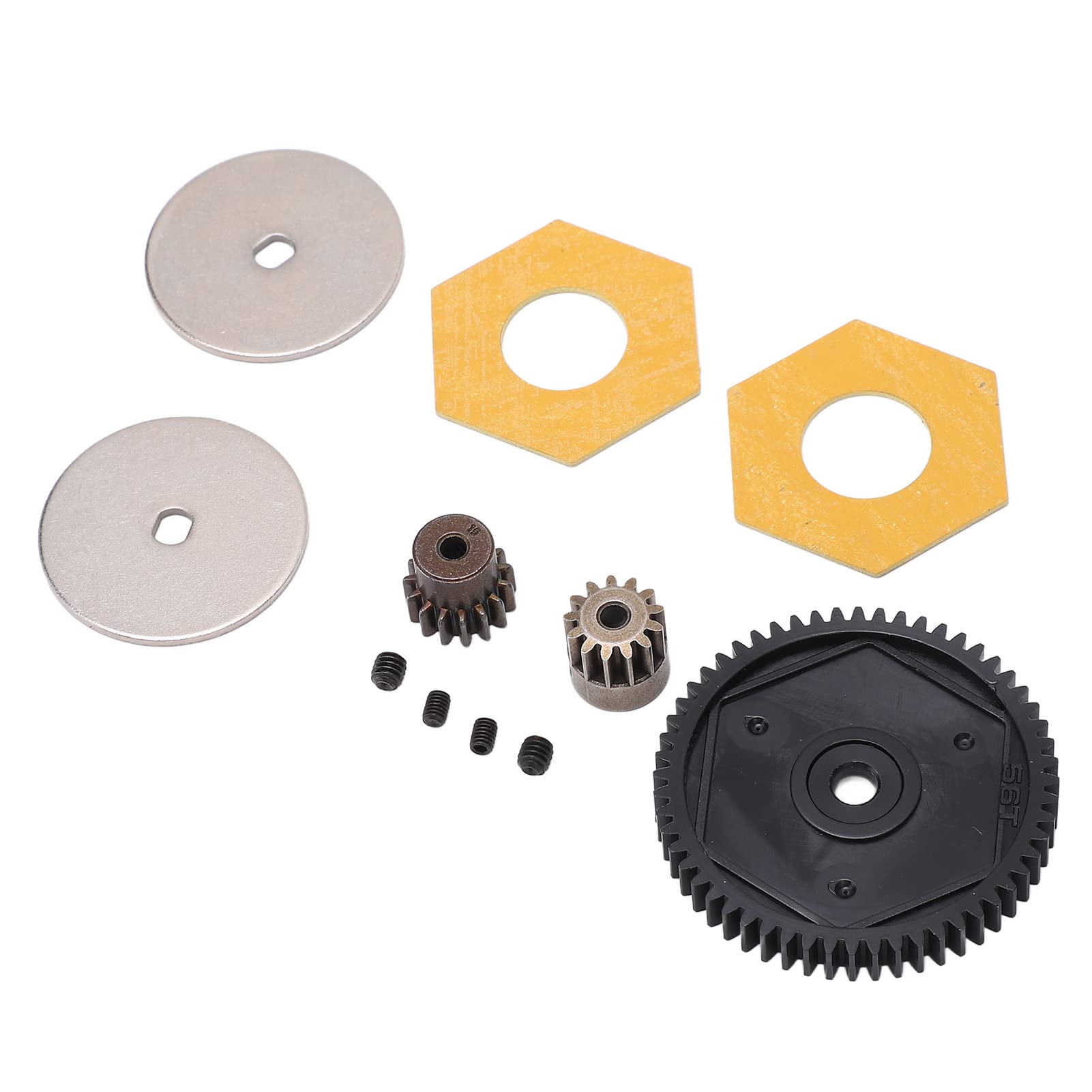 Dilwe 1/10 RC Car Spur Gear Set - 56T Spur Gear with 13T & 15T Motor Gears - High Performance Upgrade Parts for Axial SCX10 RC Crawler Car (Black) - Perfect for Off-Roading, Rock Crawling & RC Car Enthusiasts