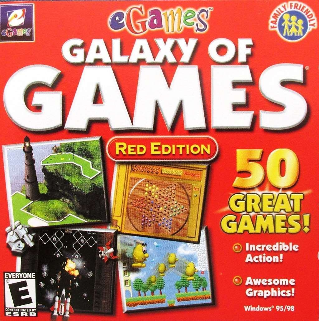 Galaxy of Games: Red Edition - Fun Family Board Game for Kids & Adults - Perfect for Parties, Game Nights & Indoor Entertainment