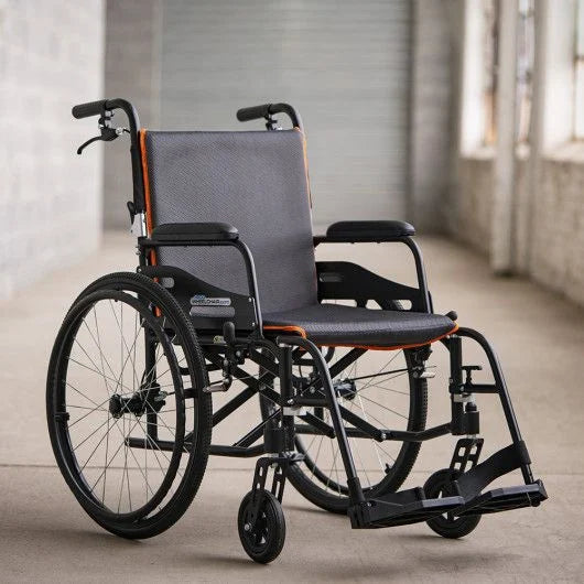 Featherweight® 13.5 lbs Lightweight Wheelchair - Ultra Portable Feather Chair for Seniors & Travel | Home Use, Outdoor Mobility & Airplane Transport