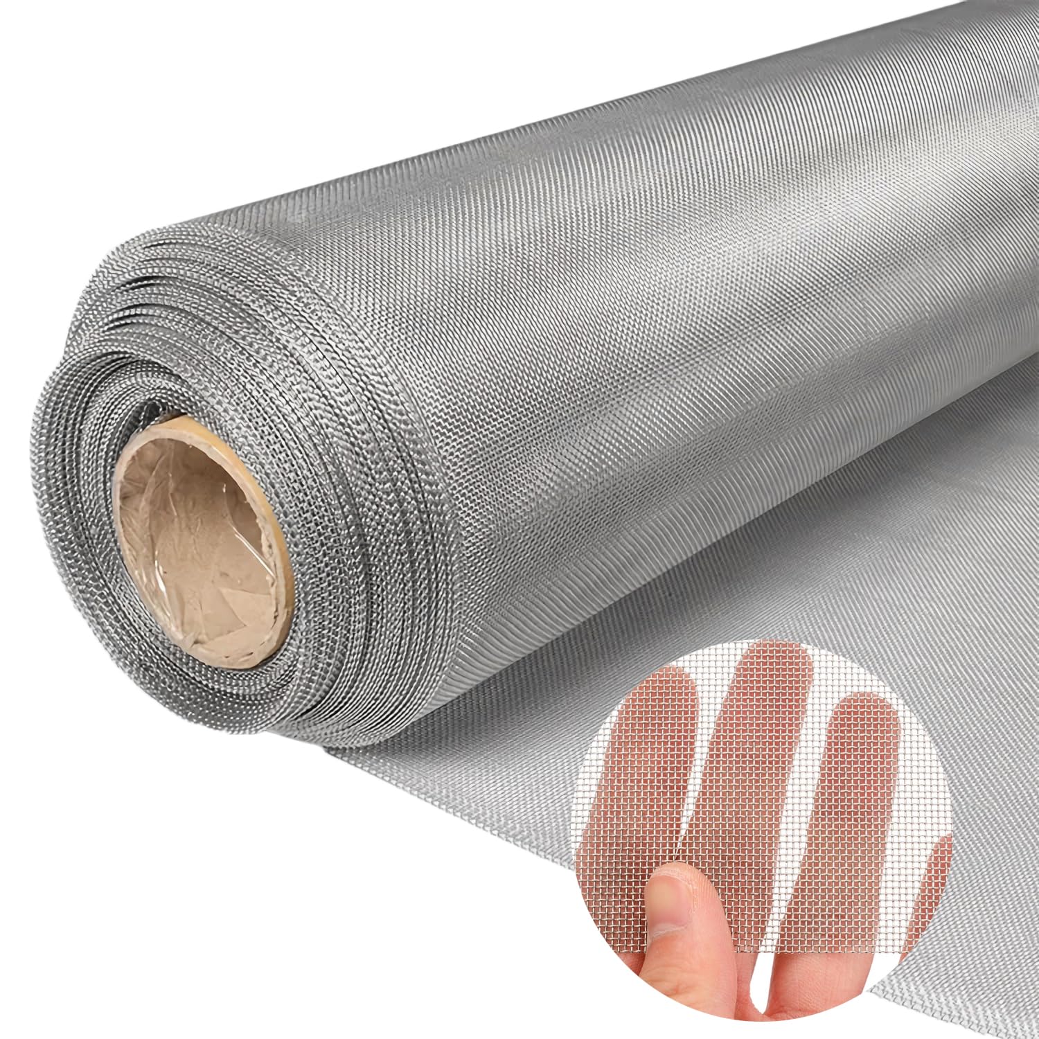 Premium 304 Stainless Steel Screen Mesh Roll - 39.4