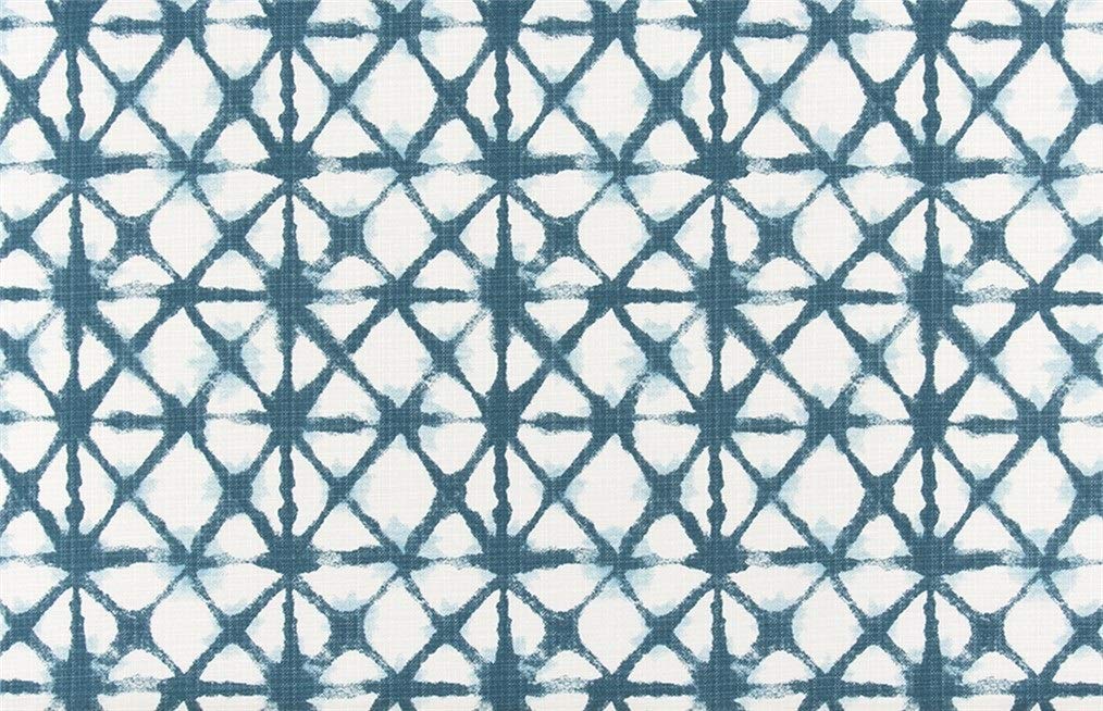 Shibori Tie-Dye Blue Disposable Paper Placemats - Pack of 50 - Decorative Table Mats for Parties, Weddings & Dining - Eco-Friendly Table Linens for Home & Restaurant Use
