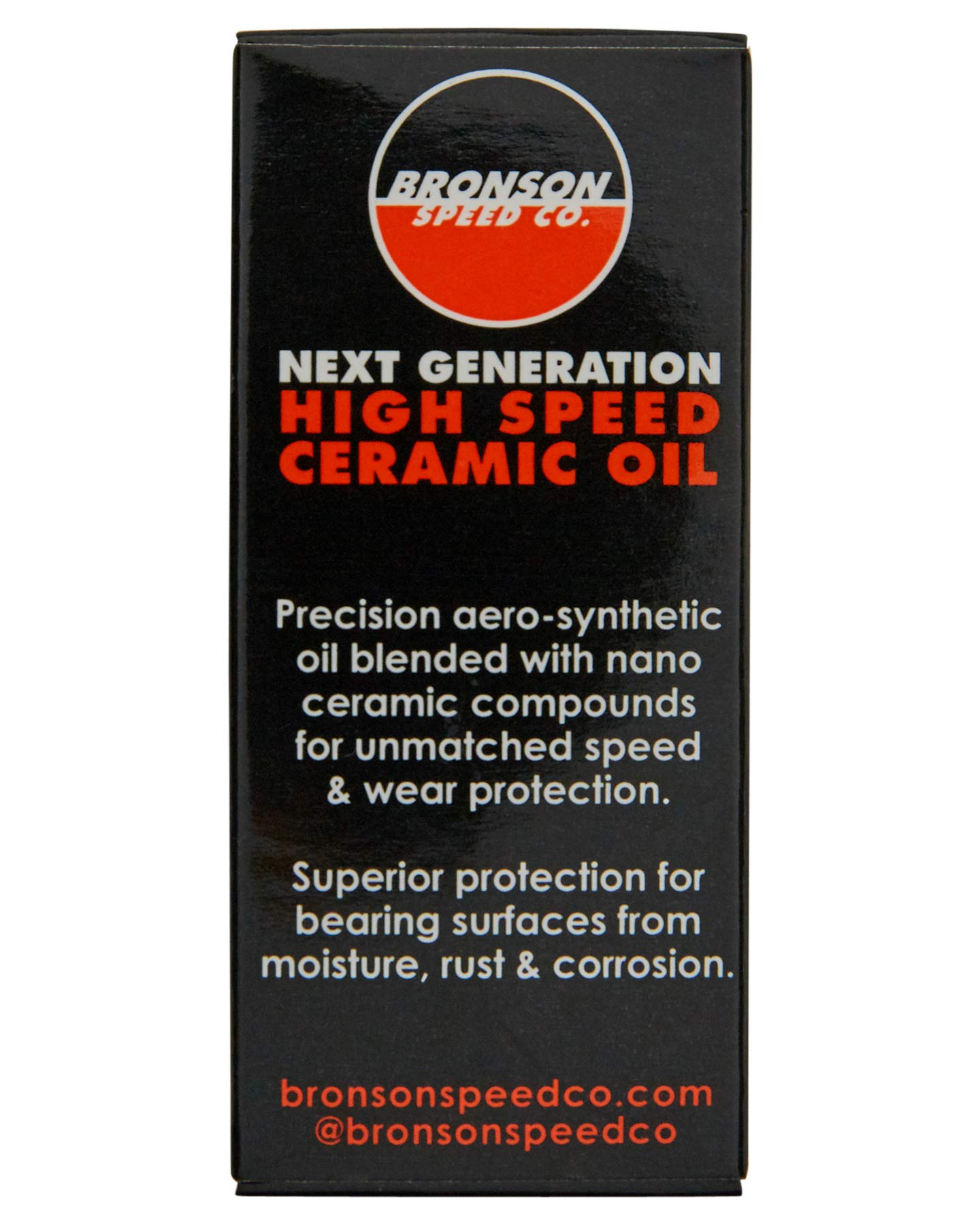 Bronson High Speed Ceramic Bicycle Chain Lube & Cleaner - Premium Bike Lubricant for Smooth Cycling, Mountain Biking & Road Bikes