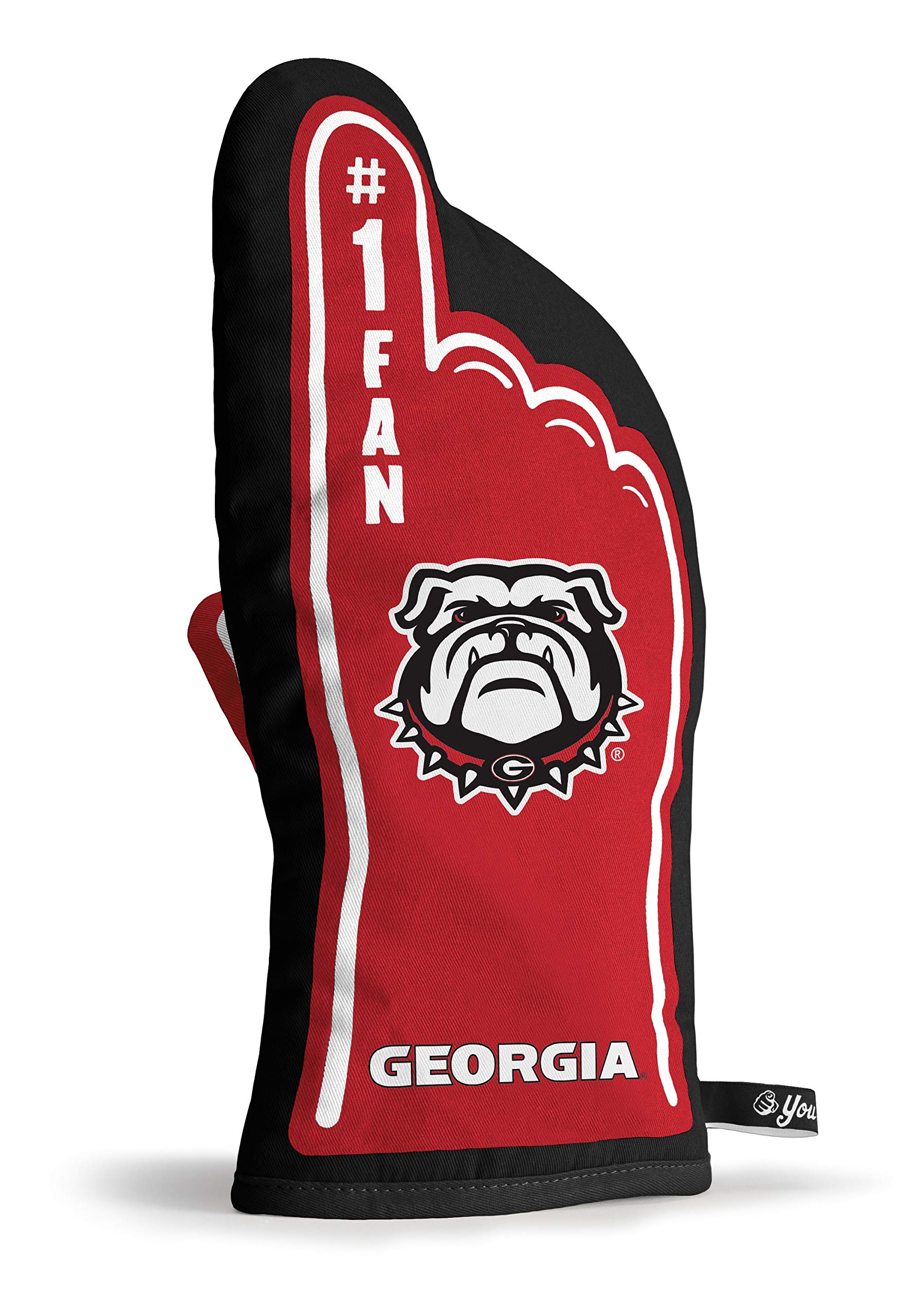 YouTheFan NCAA #1 Oven Mitt - Heat Resistant Kitchen Glove for Baking, Grilling & Cooking - Perfect for College Sports Fans & Home Chefs