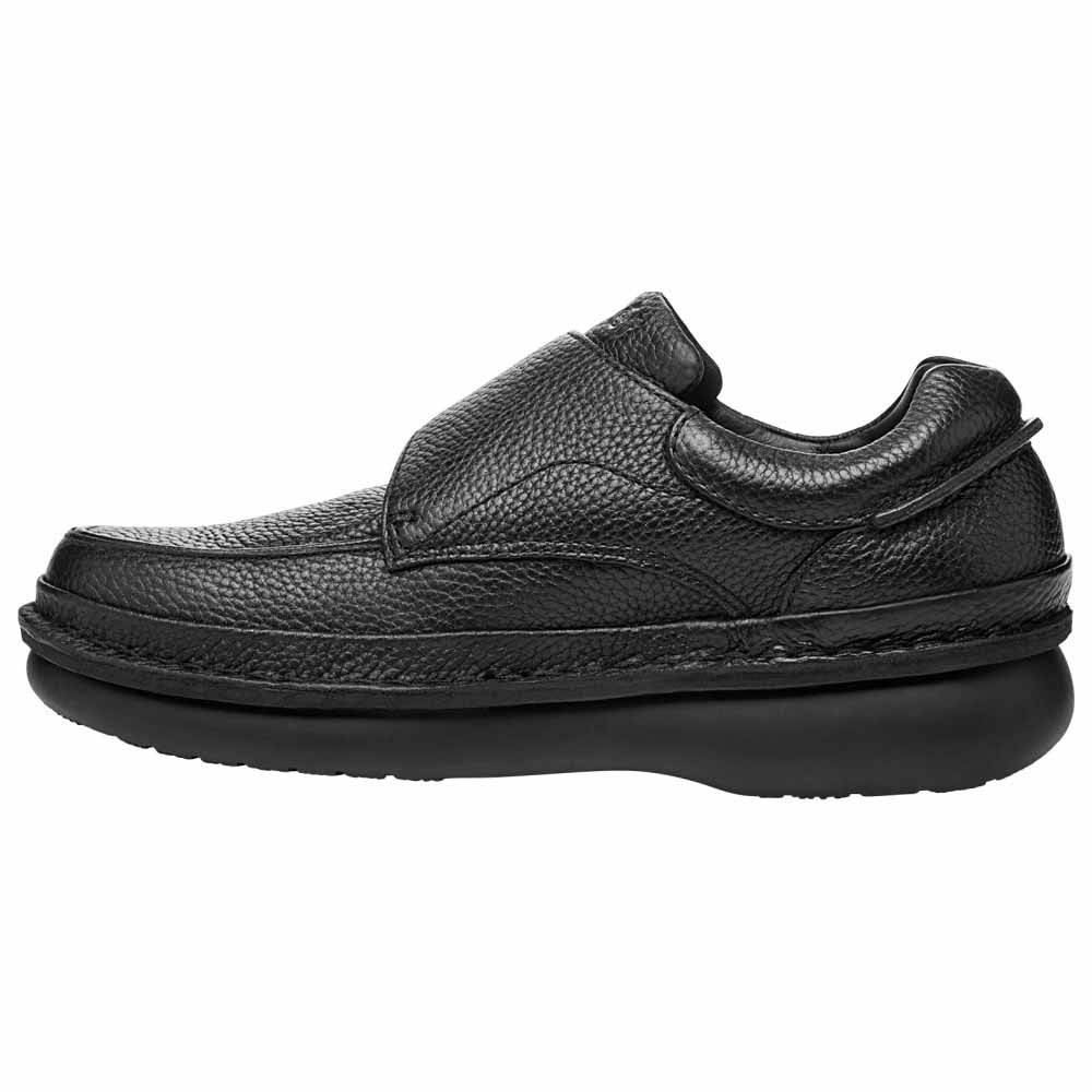 Propét Men's Scandia Strap Slip-On Shoes - Comfortable Casual Walking Shoes for Men with Arch Support - Perfect for Travel, Work & Everyday Wear