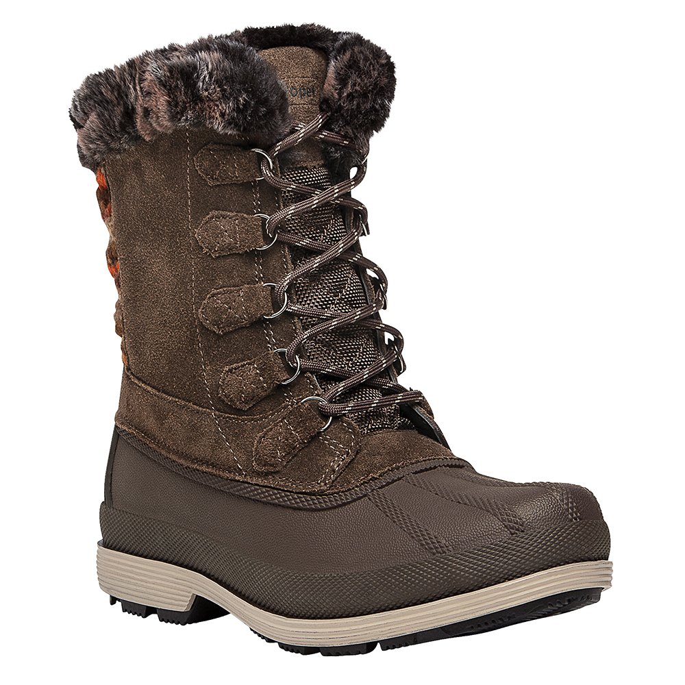 Propét Women's Lumi Tall Lace Boots - Waterproof Winter Snow Boots with Comfortable Cushioning for Cold Weather, Hiking & Outdoor Activities