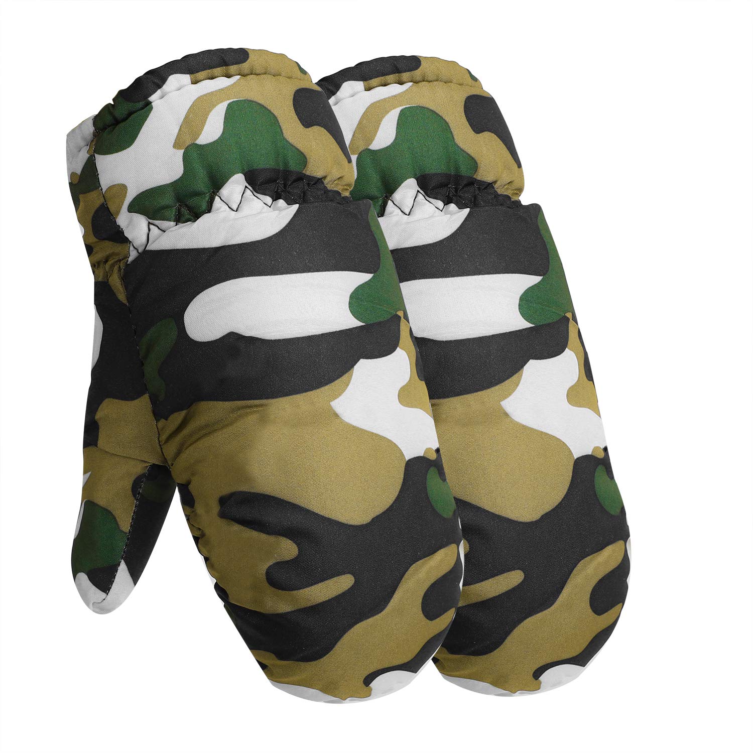 Kids Waterproof Ski Mittens for Boys & Girls - Insulated Winter Gloves with Warm Fleece Lining (Ages 3-12) - Perfect for Snowboarding, Sledding & Cold Weather Activities
