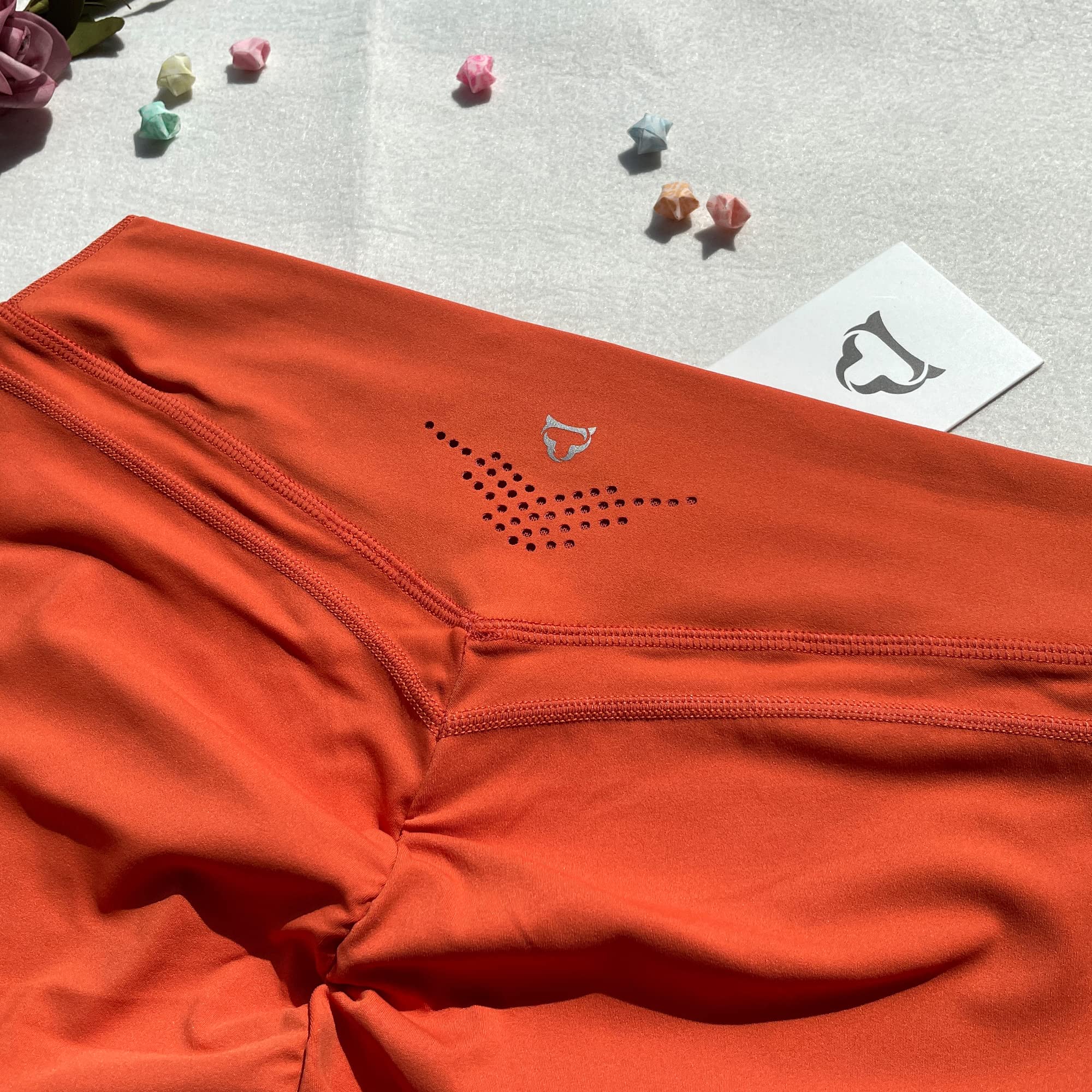 TomTiger High Waist Yoga Shorts for Women - Tummy Control Workout Biker Shorts with Butt Lifting Design - Perfect for Yoga, Gym, Running & Lounge Wear