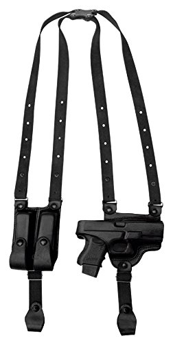 Tagua SH4-1205 Full Slide Shoulder Holster for Kimber Solo - Right Hand Black Concealed Carry | Perfect for Everyday Use & Outdoor Activities