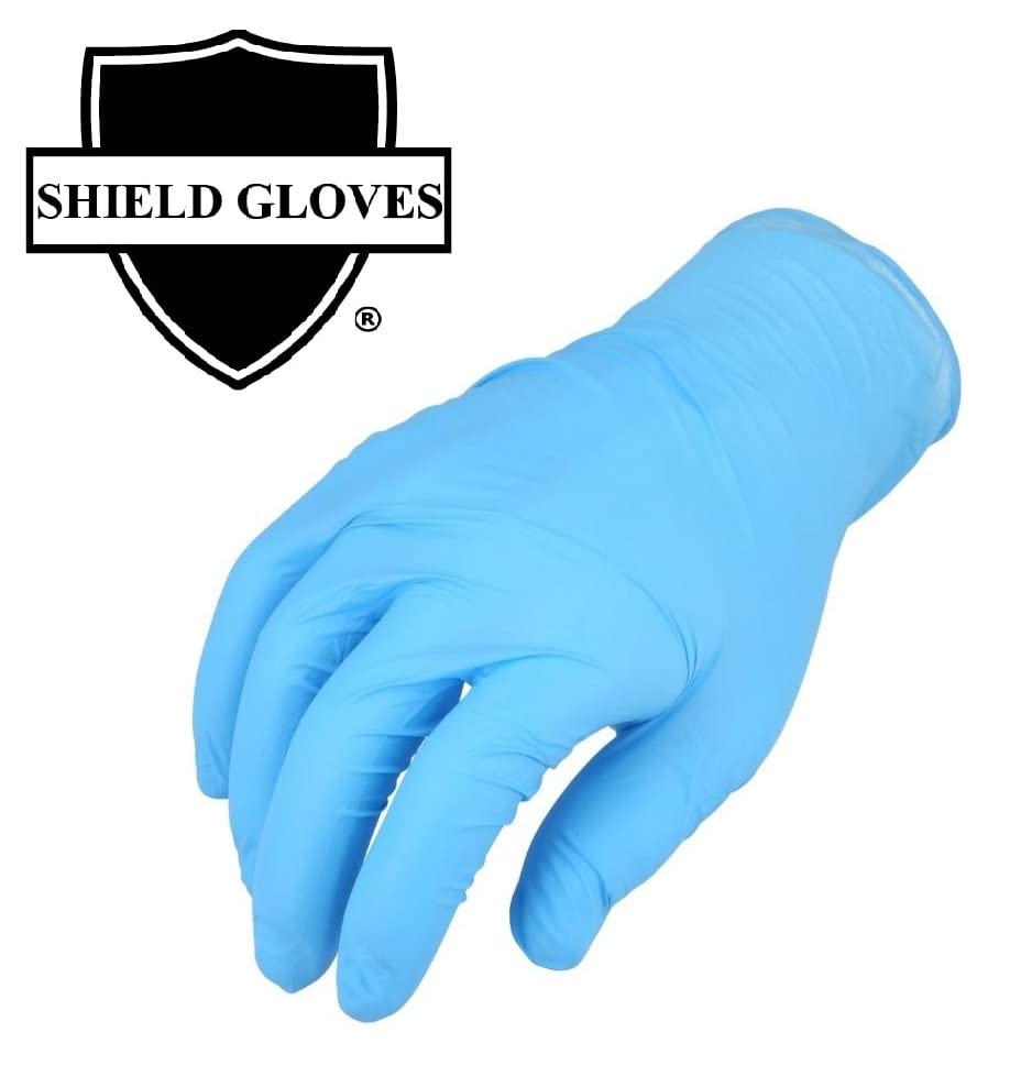 Premium Nitrile Gloves - Latex-Free, Powder-Free Disposable Gloves, 5 Mil Thick, Small Size, Blue (Pack of 1000) - Ideal for Medical, Food Service, Cleaning & Tattoo Parlors