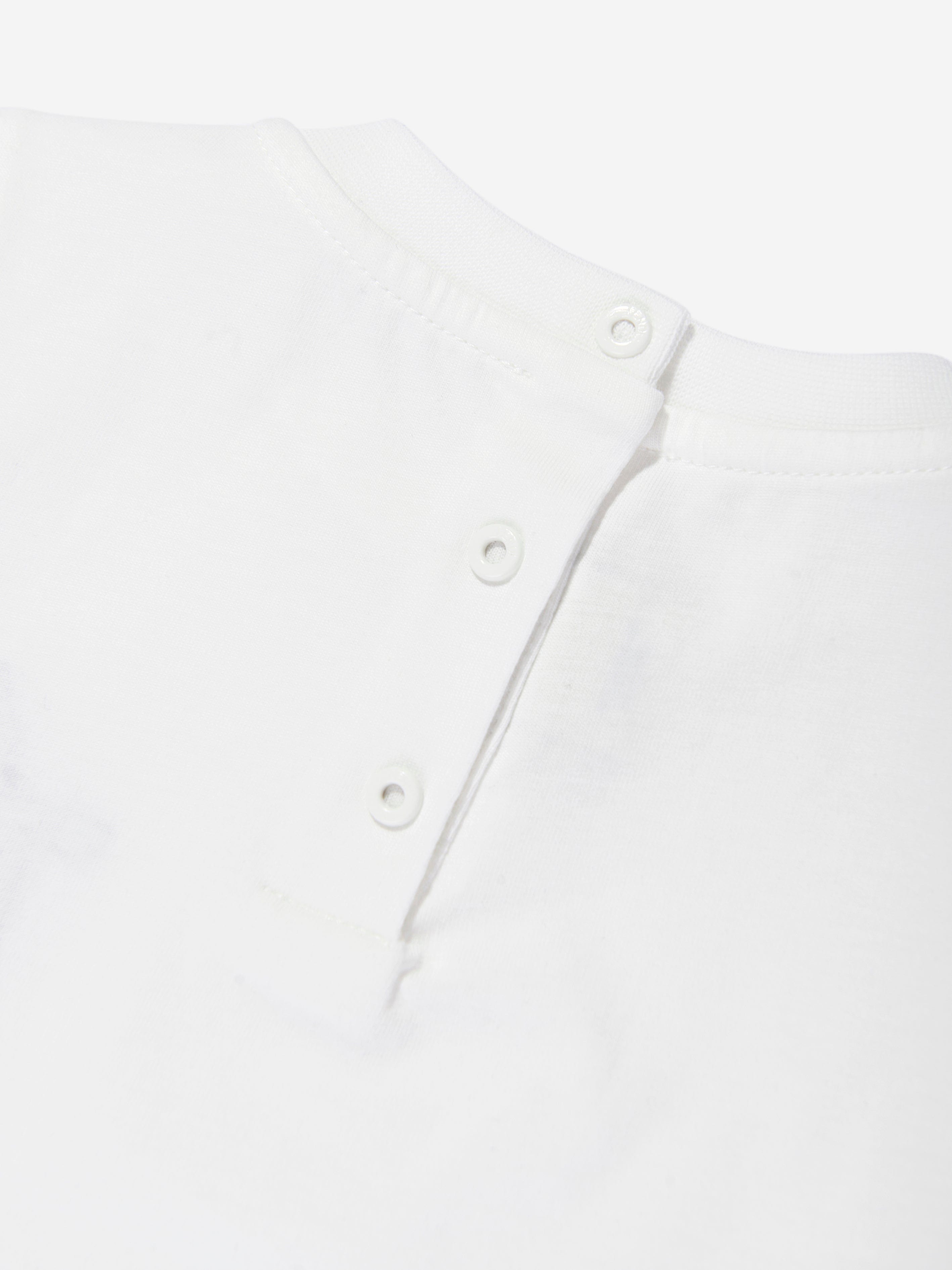 Baby Boys Shield Graphic T-Shirt - Soft Cotton White Tee for Toddlers | Playtime, Casual Outfits & Everyday Wear