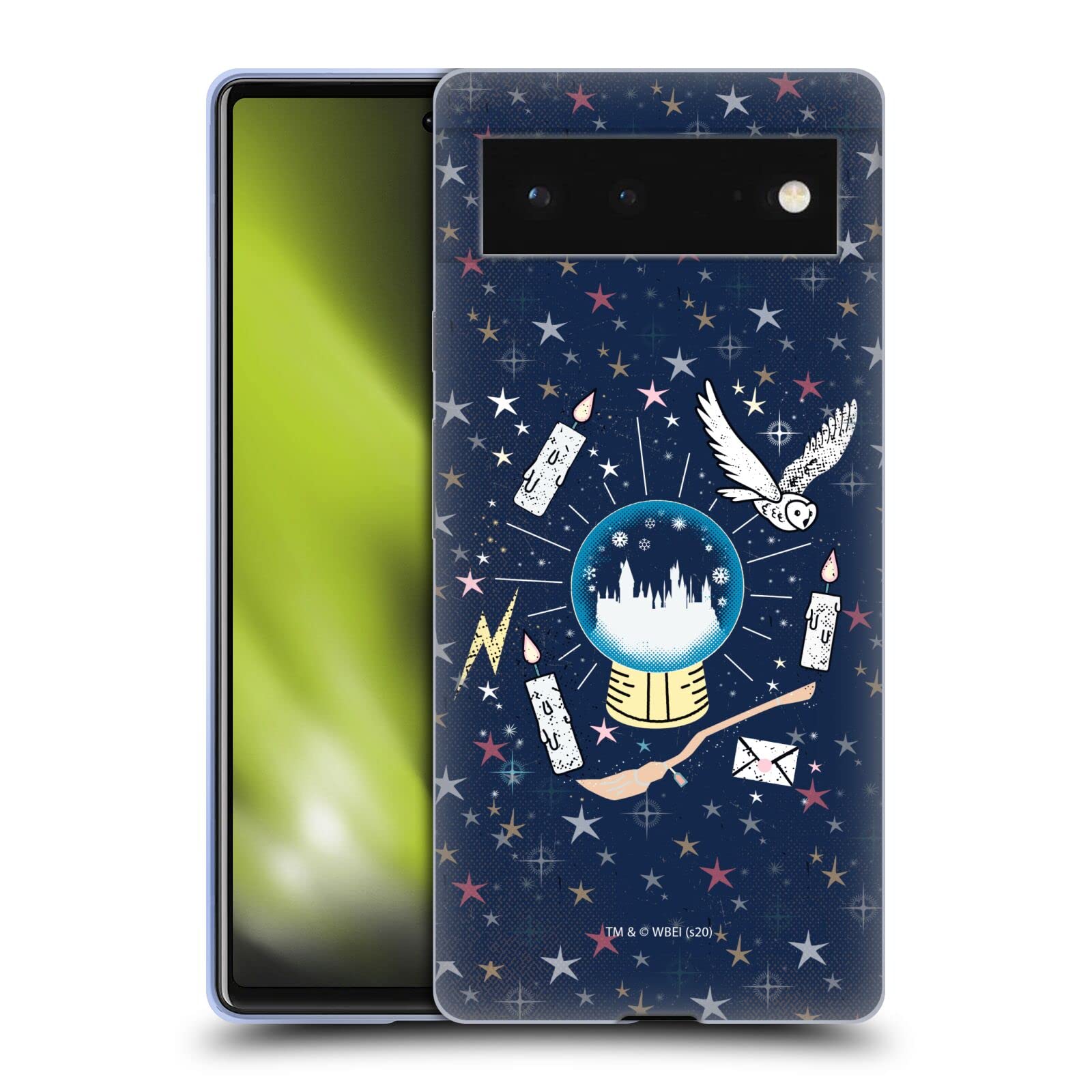 Harry Potter Hogwarts Case for Google Pixel 6 - Deathly Hallows Design for Fans