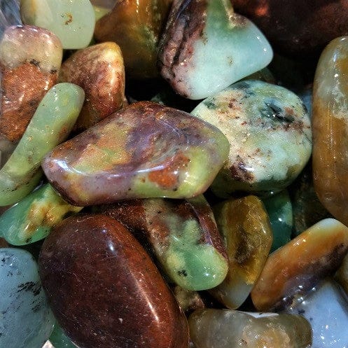 Natural Chrysoprase Tumbled Pocket Stone - Healing Crystal for Stress Relief, Meditation & Energy Balance | Perfect for Home Decor, Jewelry Making & Spiritual Gifts