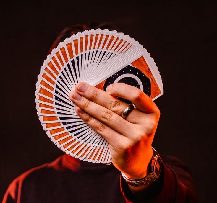 Orbit V8 Playing Cards - Premium Quality Poker Cards for Magic Tricks, Cardistry & Casino Games - Perfect for Professional Magicians, Card Players & Collectors