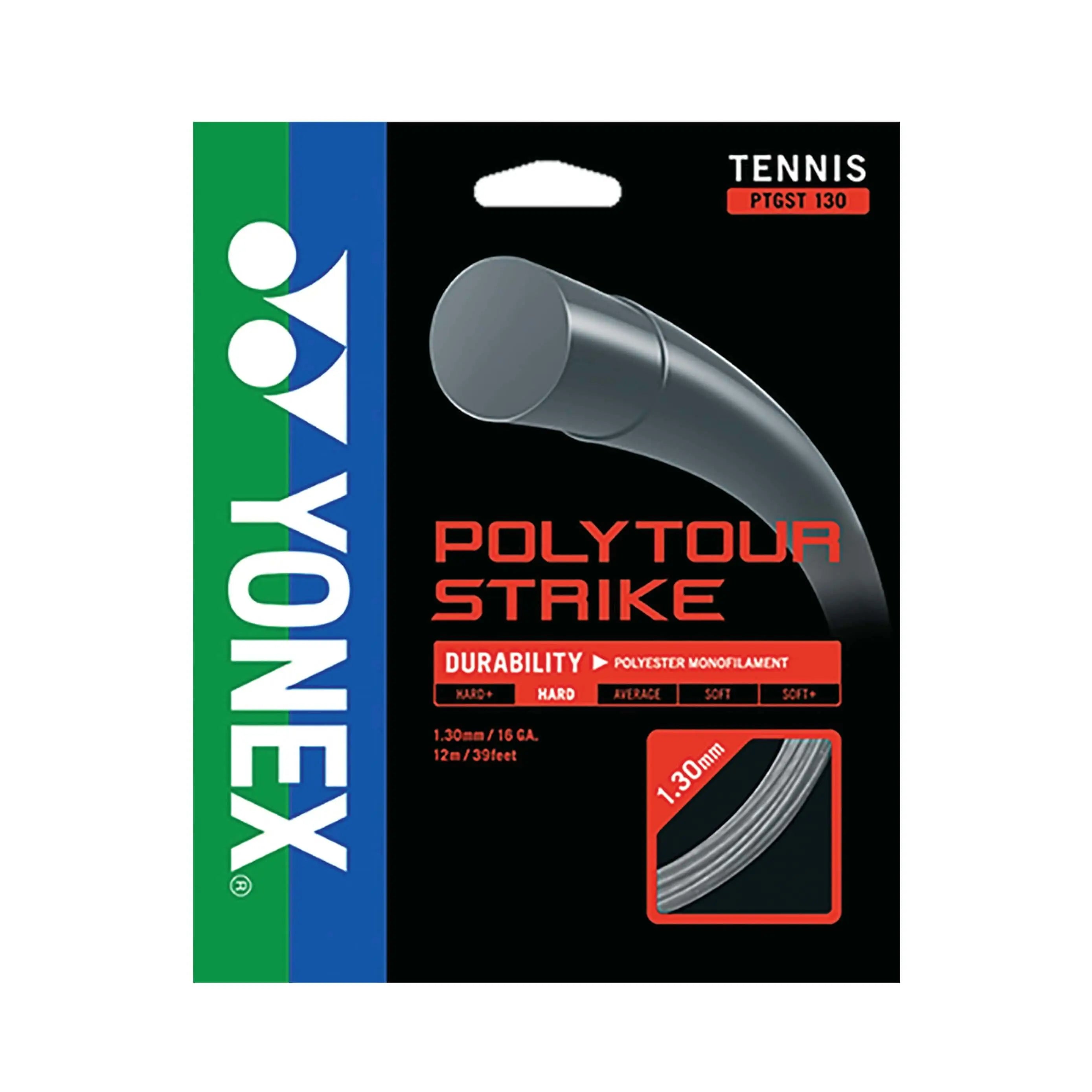 Yonex Polytour Strike 130 Tennis Racket - High-Performance Badminton Racket for Advanced Players | Perfect for Competitive Matches & Training Sessions