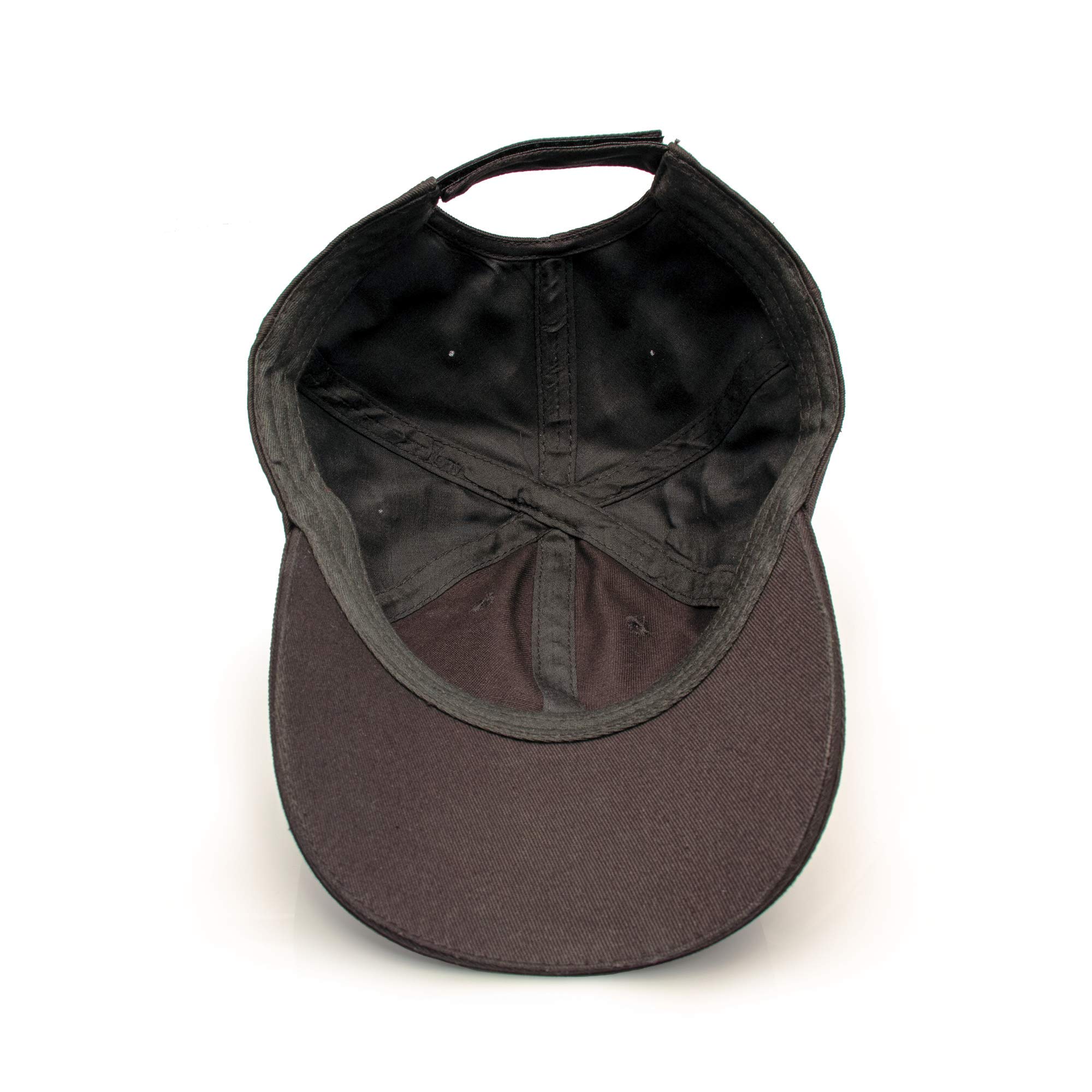 TRS Conceal-N-Carry Spy Cap - Black Large Size | Hidden Camera Hat for Covert Surveillance & Security | Perfect for Private Investigators, Travel Safety, and Outdoor Adventures