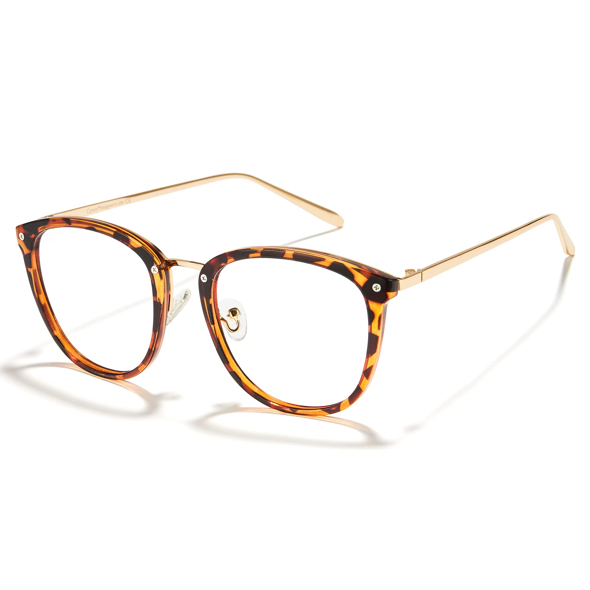 Cyxus Blue Light Blocking Glasses for Women - Anti Eye Strain & Migraine Relief, Stylish Computer Glasses for Office Work, Reading & Screen Time (Perfect for Digital Detox & Long Working Hours)