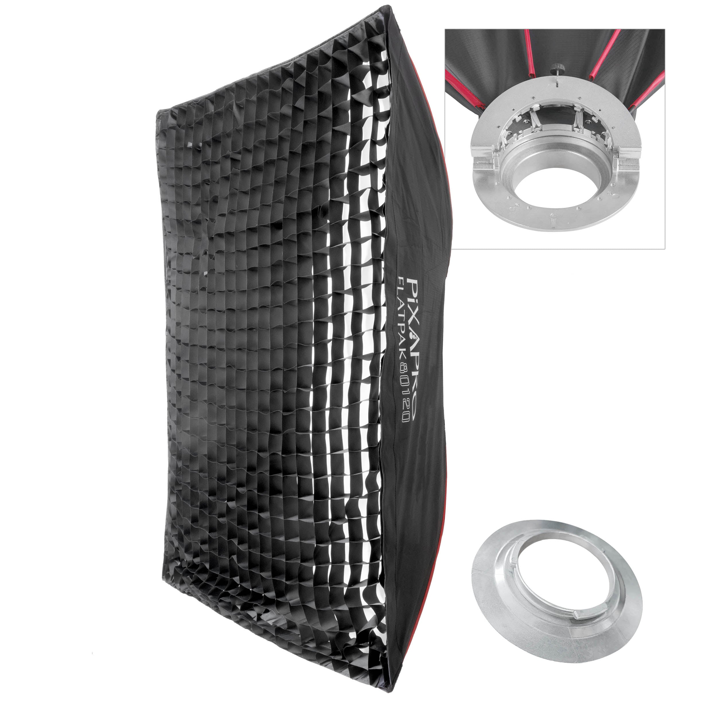 80x120cm Portable Rectangular FlatPak Strobe Softbox (Patented Design) - Professional Photography Lighting for Studio, Portrait, and Product Shoots